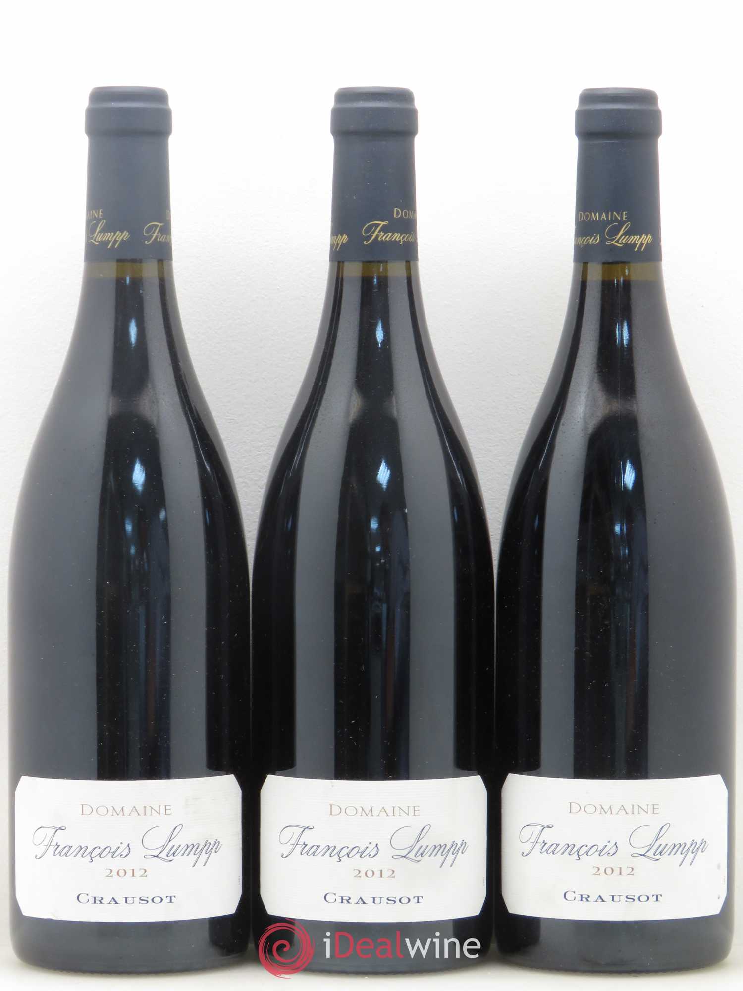 Givry 1er Cru Crausot François Lumpp (Domaine) 2012 - Lot de 3 bouteilles - 0