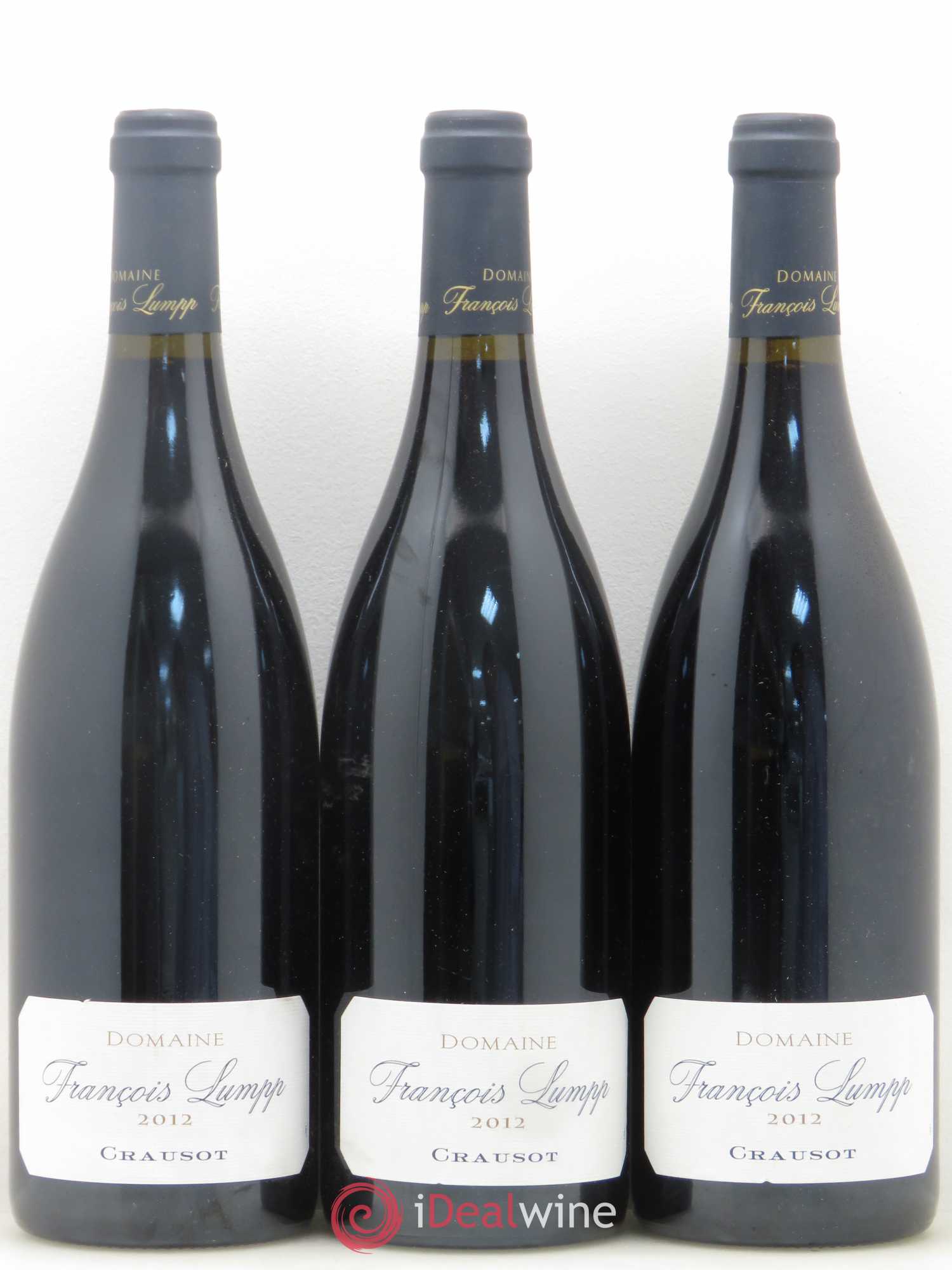 Givry 1er Cru Crausot François Lumpp (Domaine) 2012 - Lot de 3 bouteilles - 0