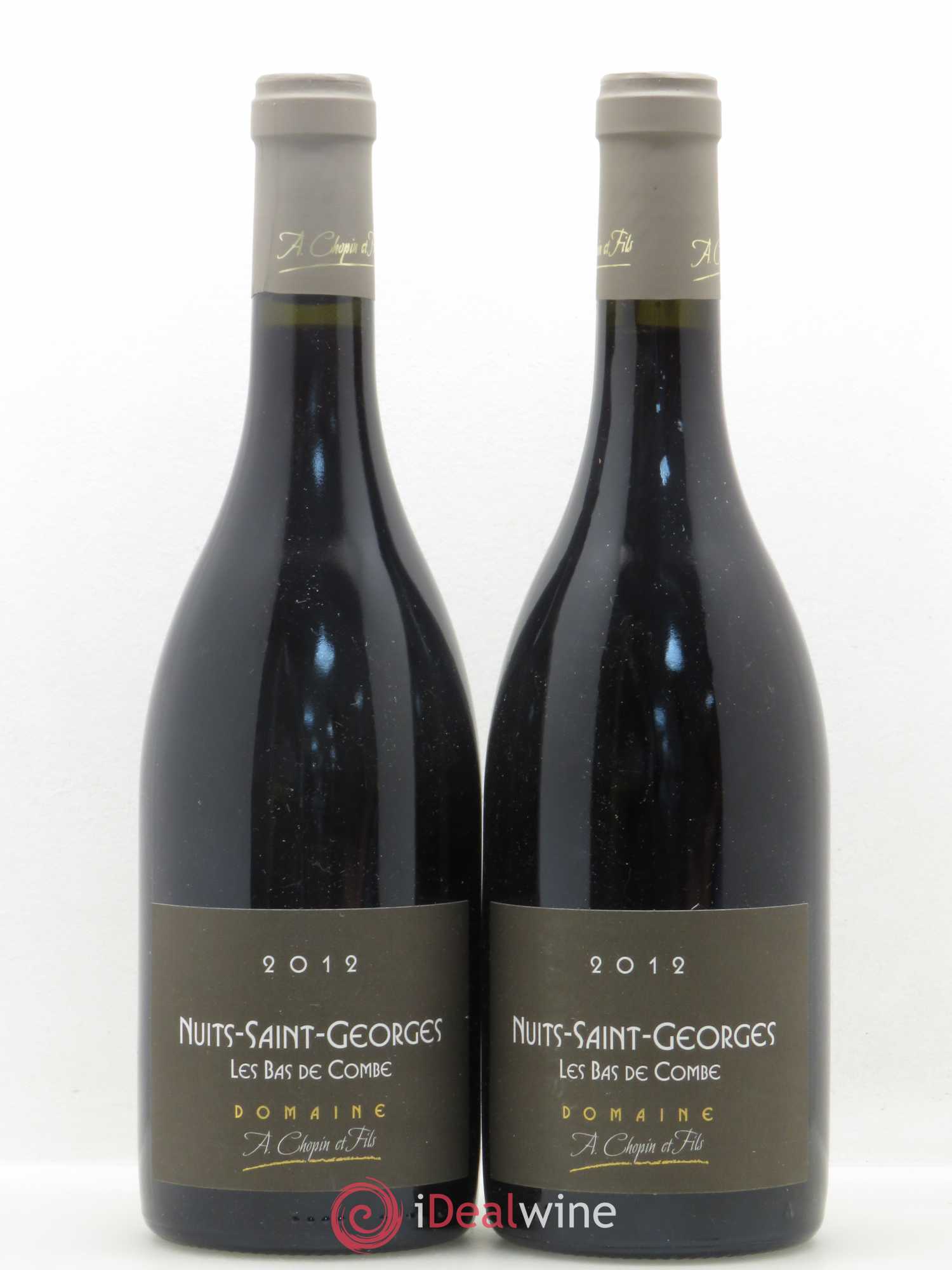 Nuits-Saint-Georges Les Bas de Combe Domaine Chopin 2012 - Posten von 2 Flaschen - 0
