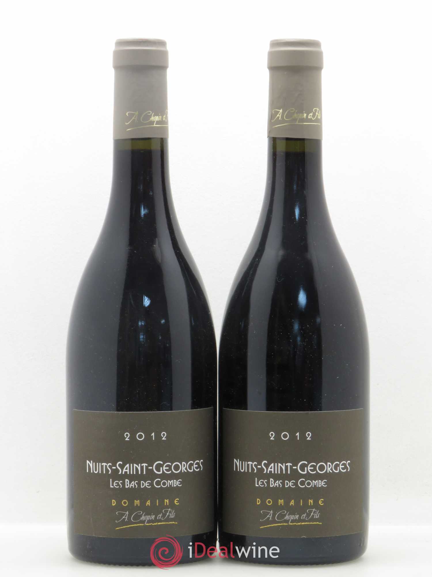 Nuits-Saint-Georges Les Bas de Combe Domaine Chopin 2012 - Posten von 2 Flaschen - 0