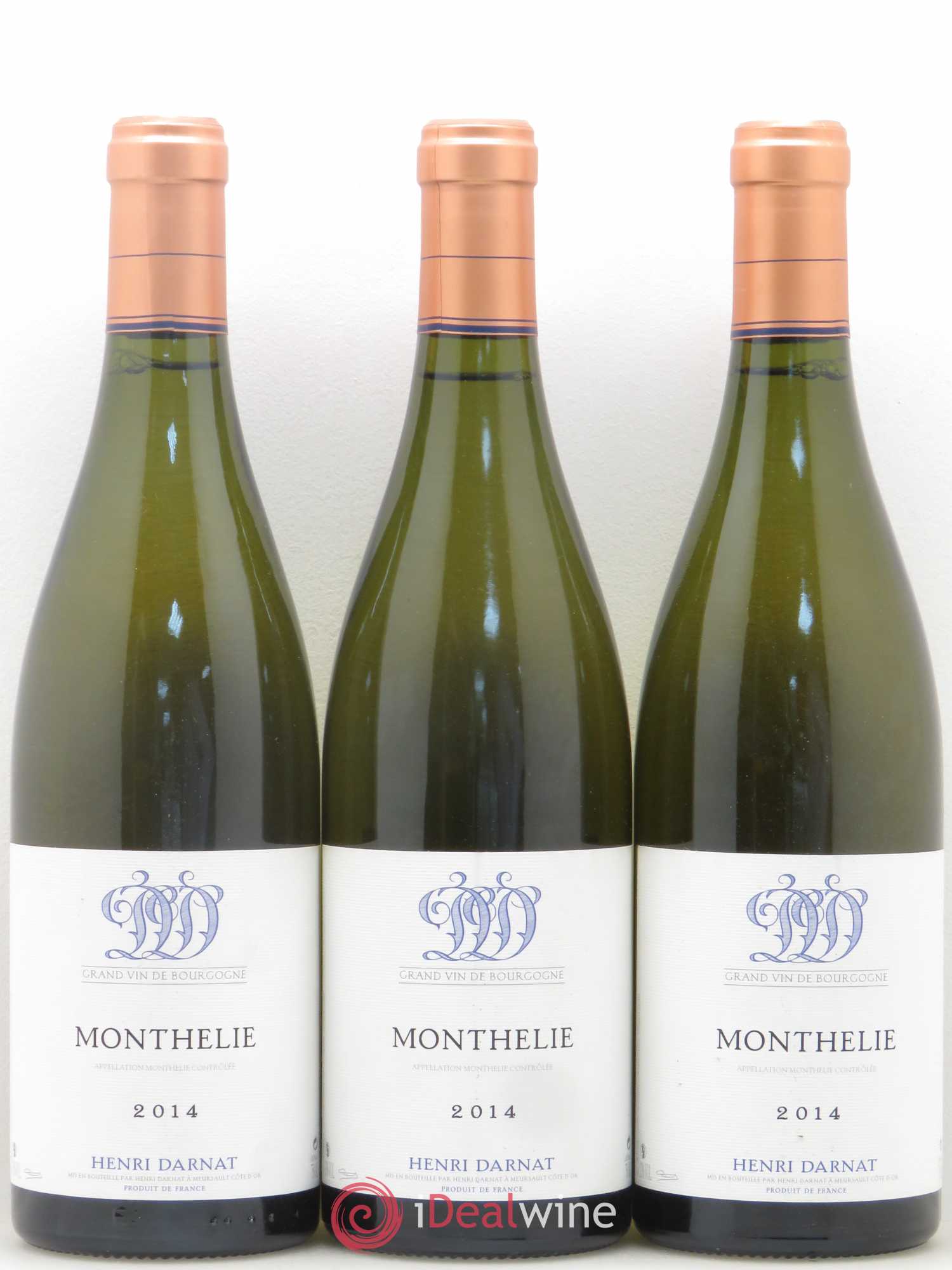 Monthélie Henri Darnat 2014 - Posten von 3 Flaschen - 0