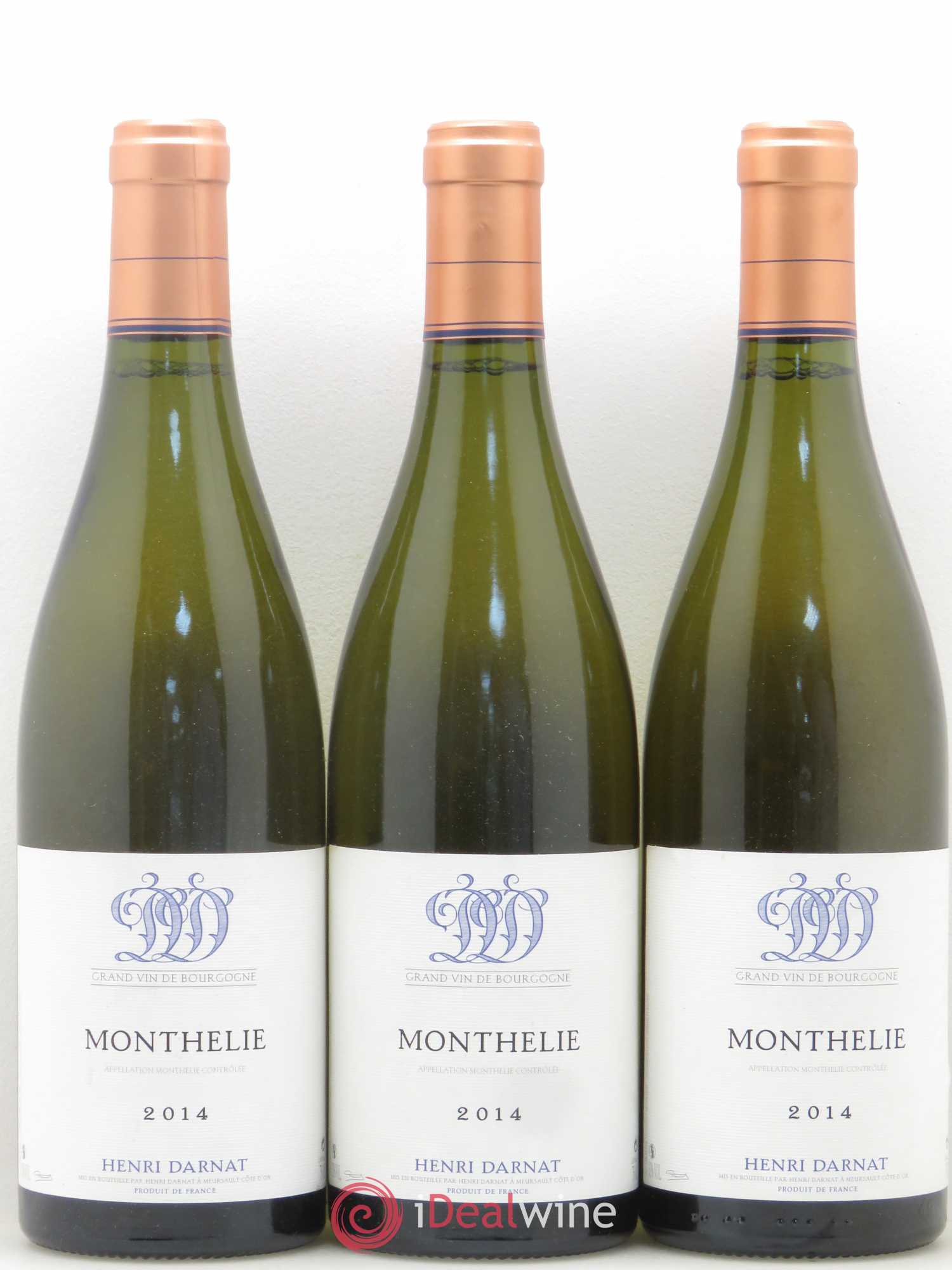 Monthélie Henri Darnat 2014 - Posten von 3 Flaschen - 0