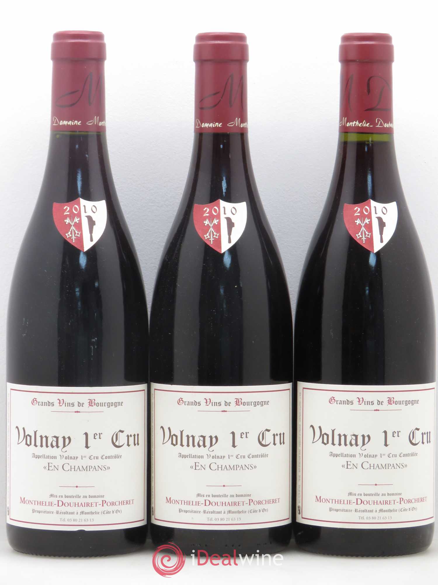 Volnay 1er Cru En Champans Douhairet-Porcheret 2010 - Posten von 3 Flaschen - 0