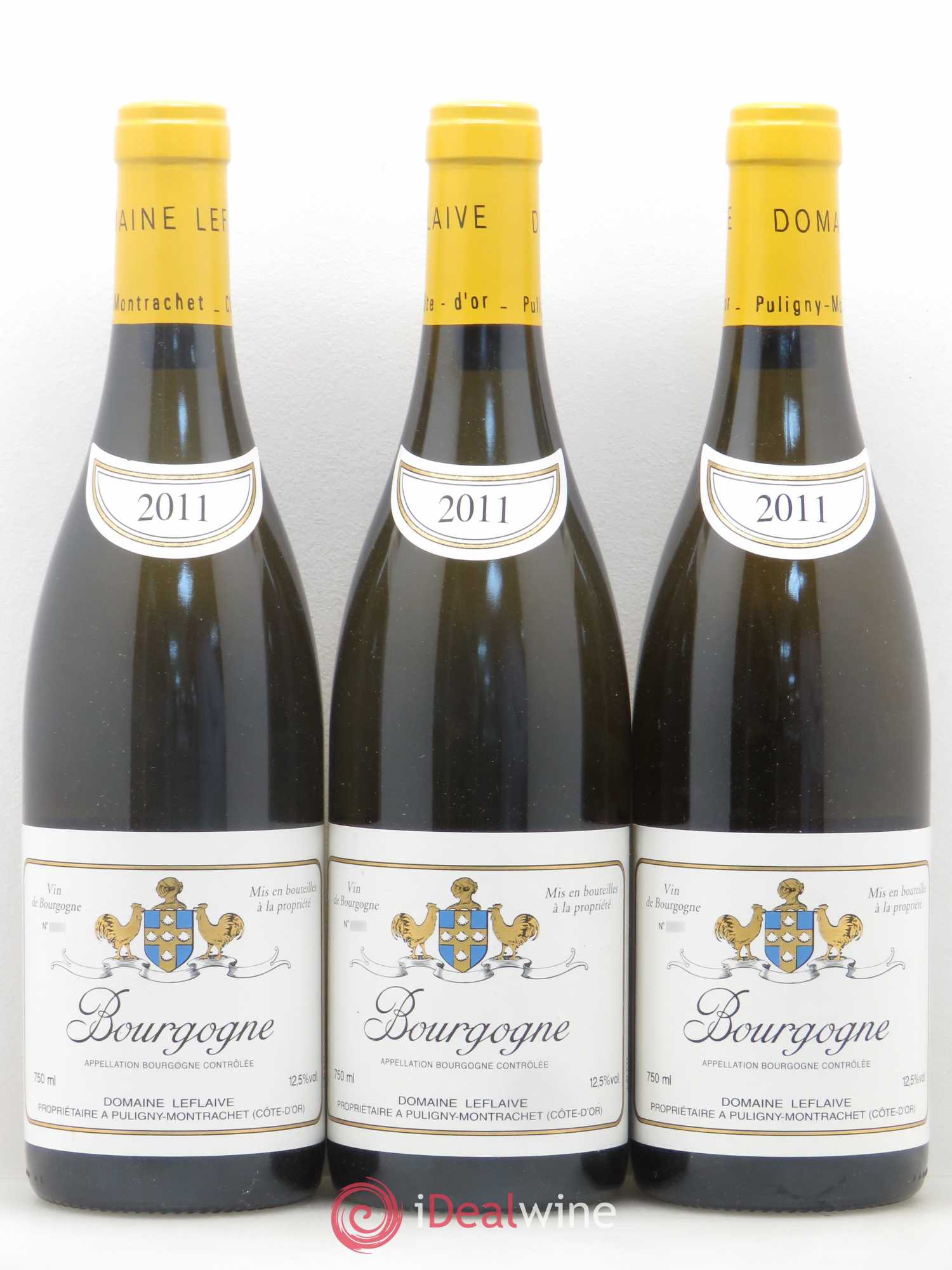 Bourgogne Domaine Leflaive 2011 - Lot de 3 bouteilles - 0