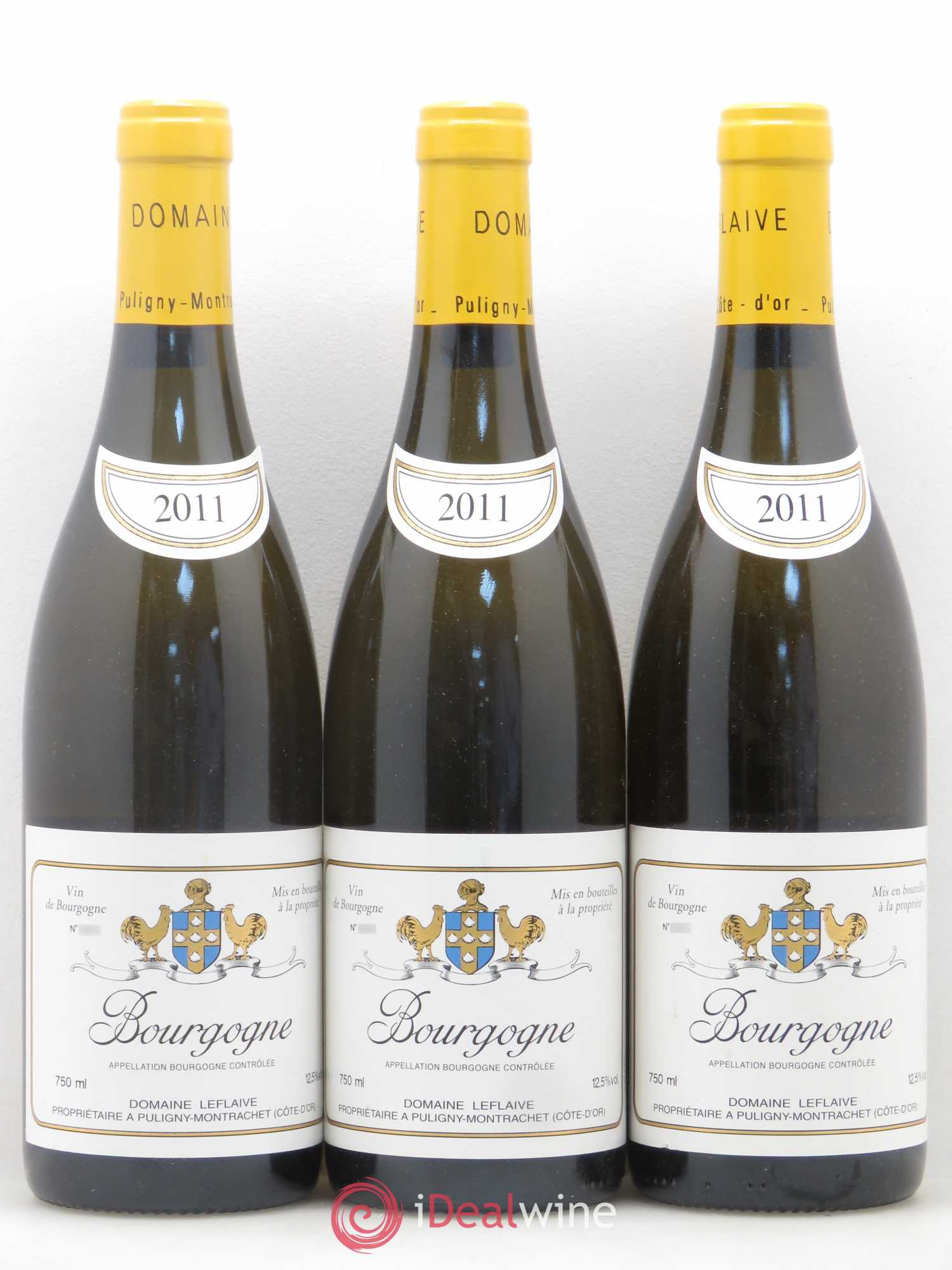 Bourgogne Domaine Leflaive 2011 - Lot de 3 bouteilles - 0
