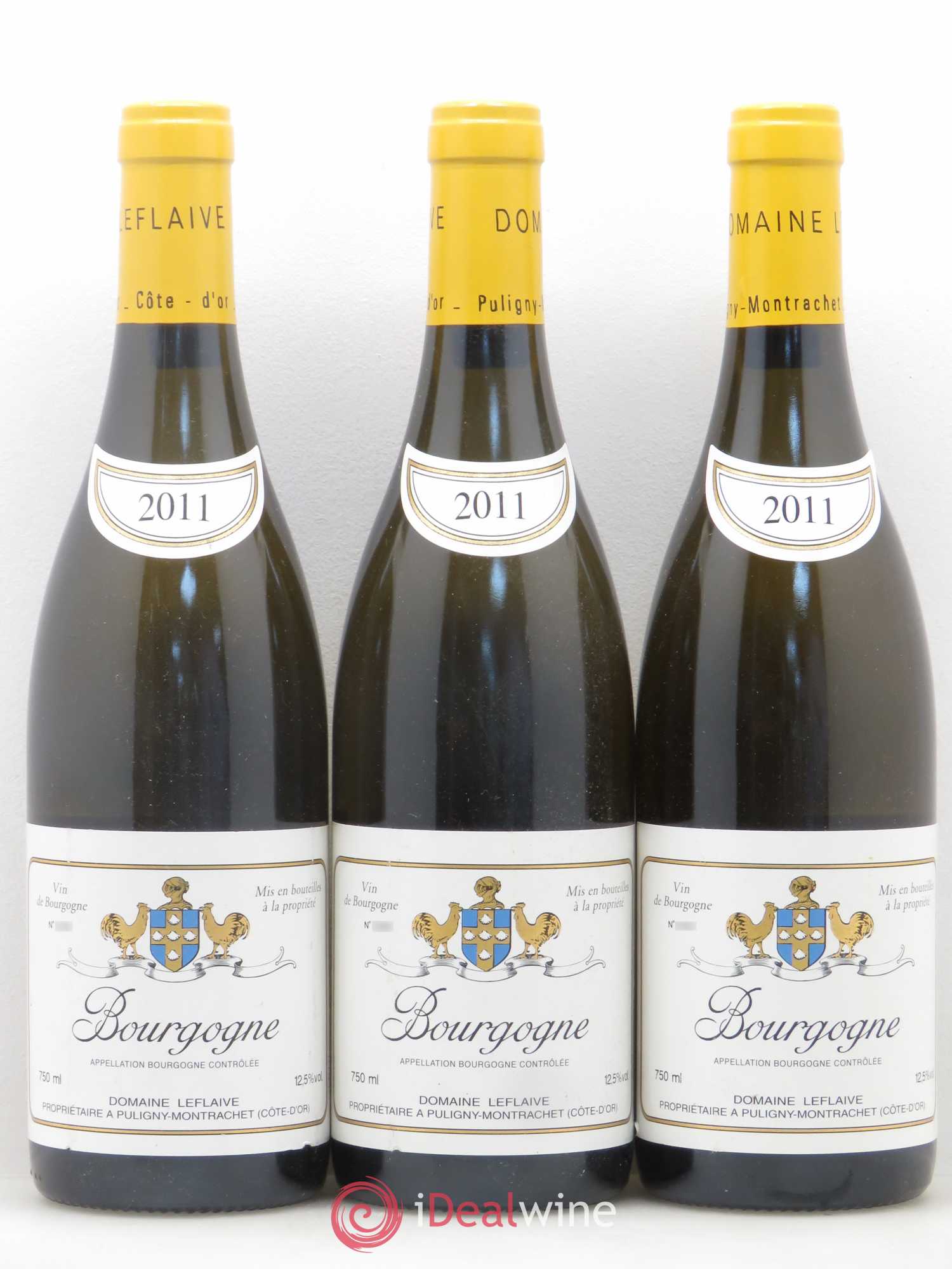Bourgogne Domaine Leflaive 2011 - Lot de 3 bouteilles - 0