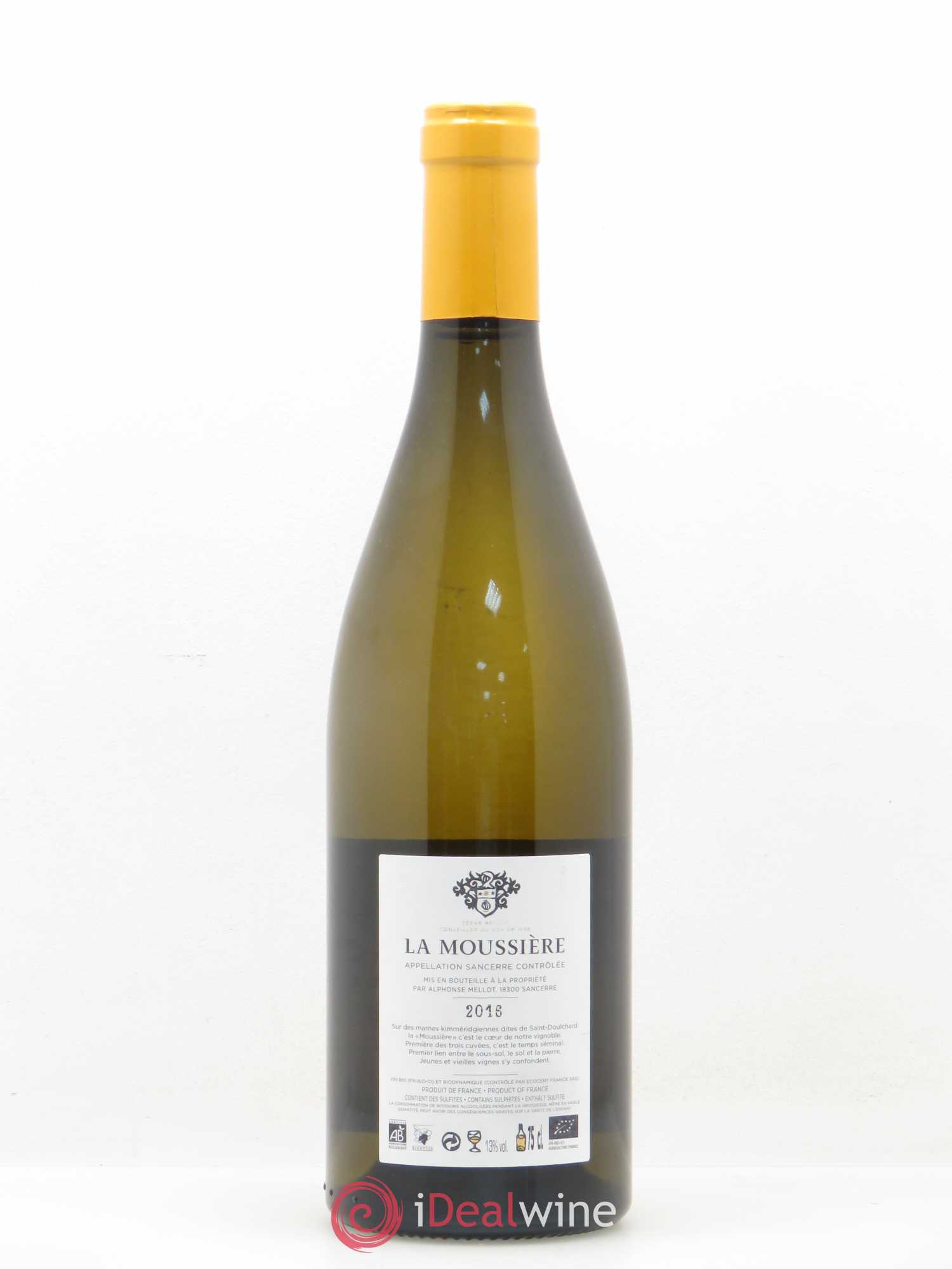Sancerre La Moussière Alphonse Mellot 2016 - Lot de 1 bouteille - 1