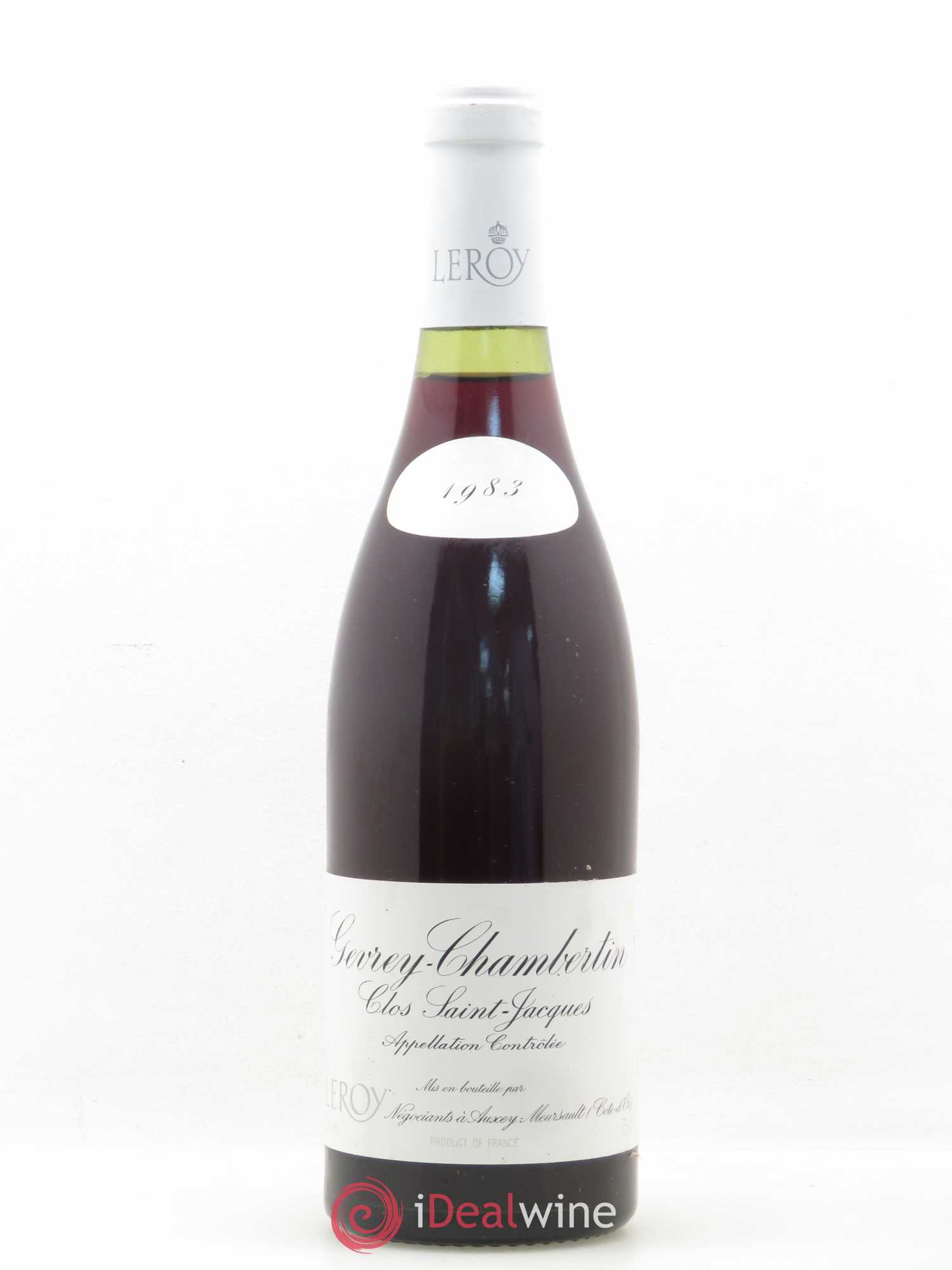 Gevrey-Chambertin 1er Cru Clos Saint Jacques Maison Leroy 1983 - Posten von 1 Flasche - 0