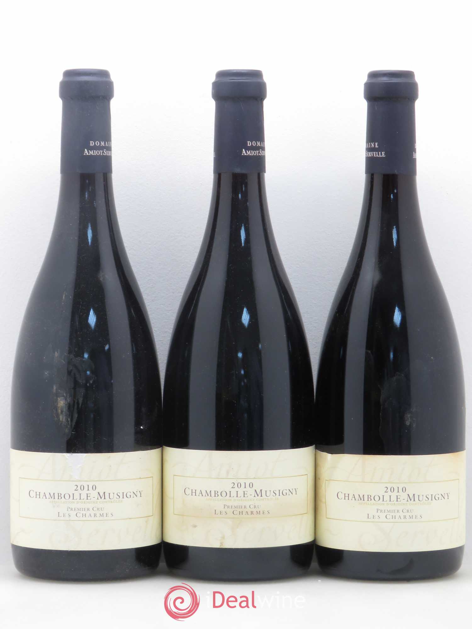 Chambolle-Musigny 1er Cru Les Charmes Amiot-Servelle 2010 - Lot de 3 bouteilles - 0