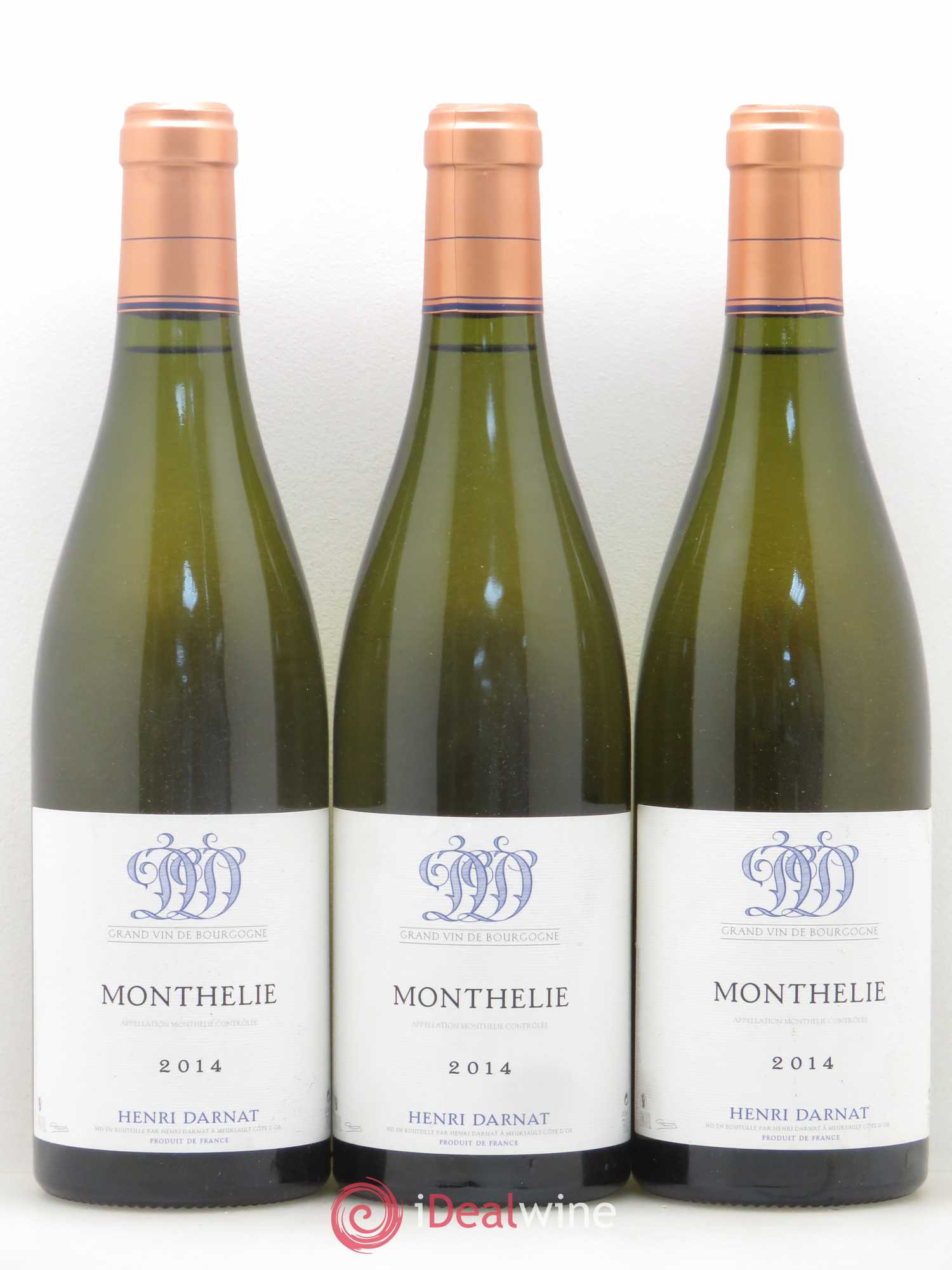 Monthélie Henri Darnat 2014 - Posten von 5 Flaschen - 1