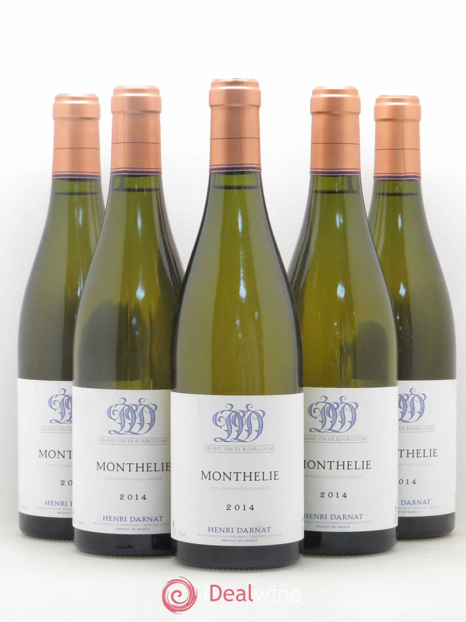 Monthélie Henri Darnat 2014 - Posten von 5 Flaschen - 0