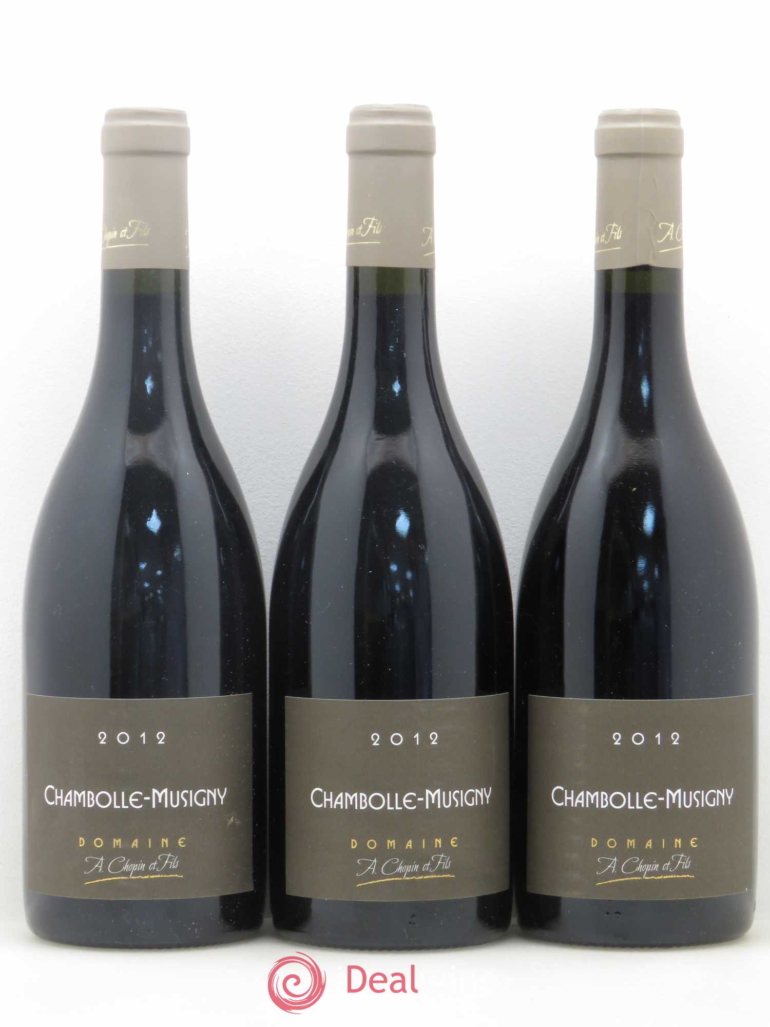 Chambolle-Musigny Domaine Chopin 2012 - Posten von 3 Flaschen - 0
