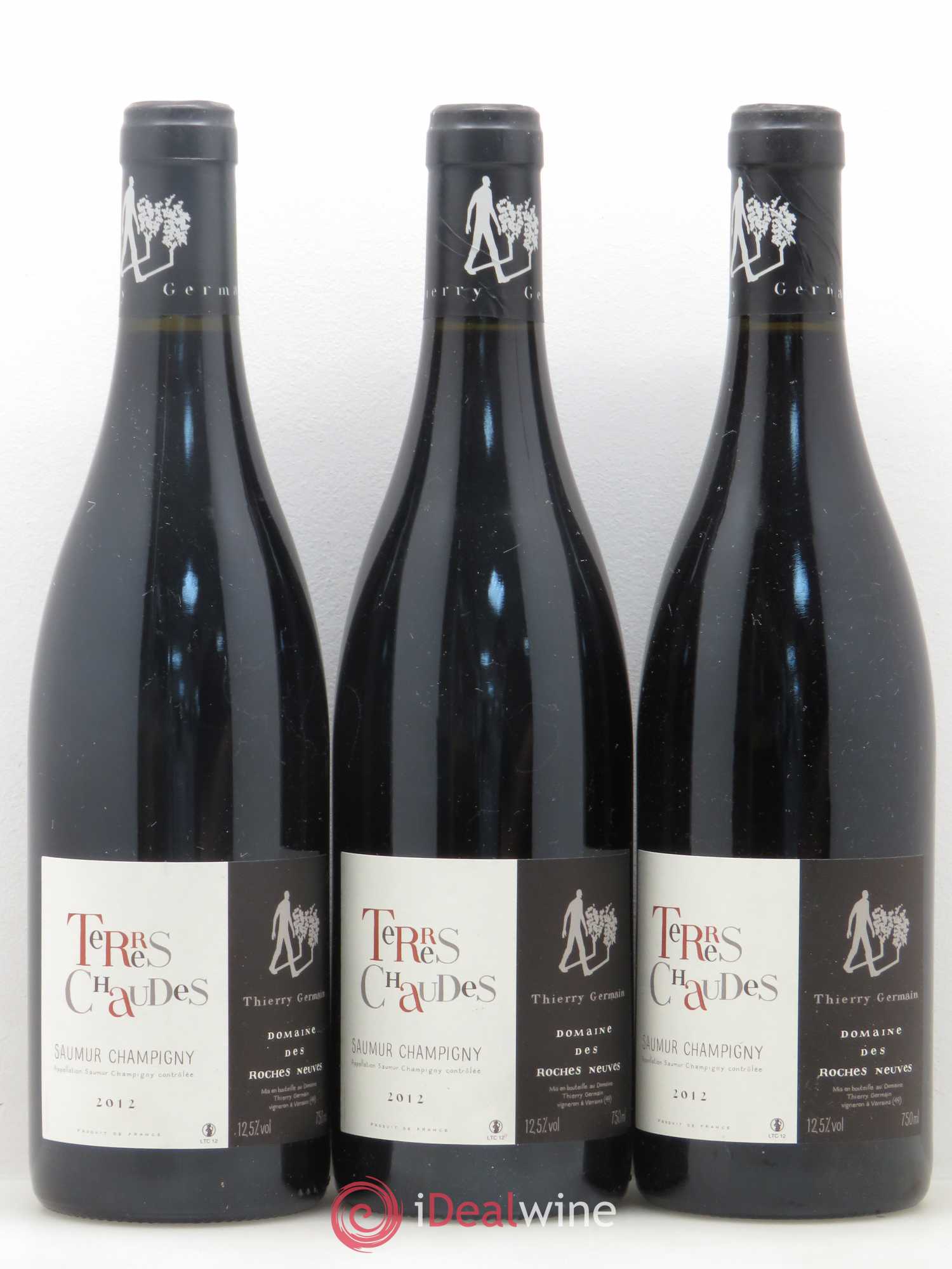 Saumur-Champigny Terres Chaudes Domaine des Roches Neuves - Thierry Germain (sans prix de réserve) 2012 - Lot de 6 bouteilles - 2