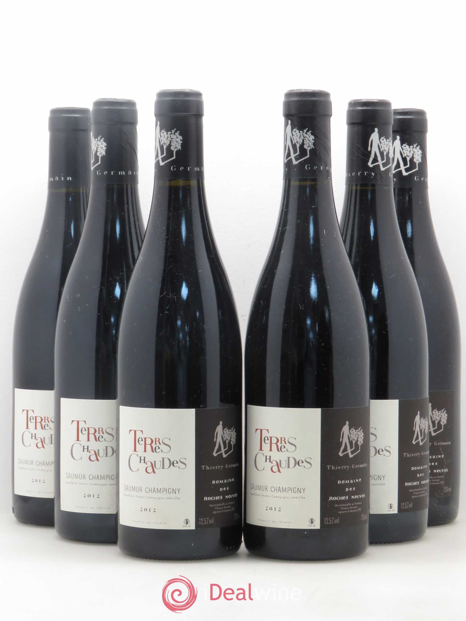 Saumur-Champigny Terres Chaudes Domaine des Roches Neuves - Thierry Germain (sans prix de réserve) 2012 - Lot de 6 bouteilles - 0