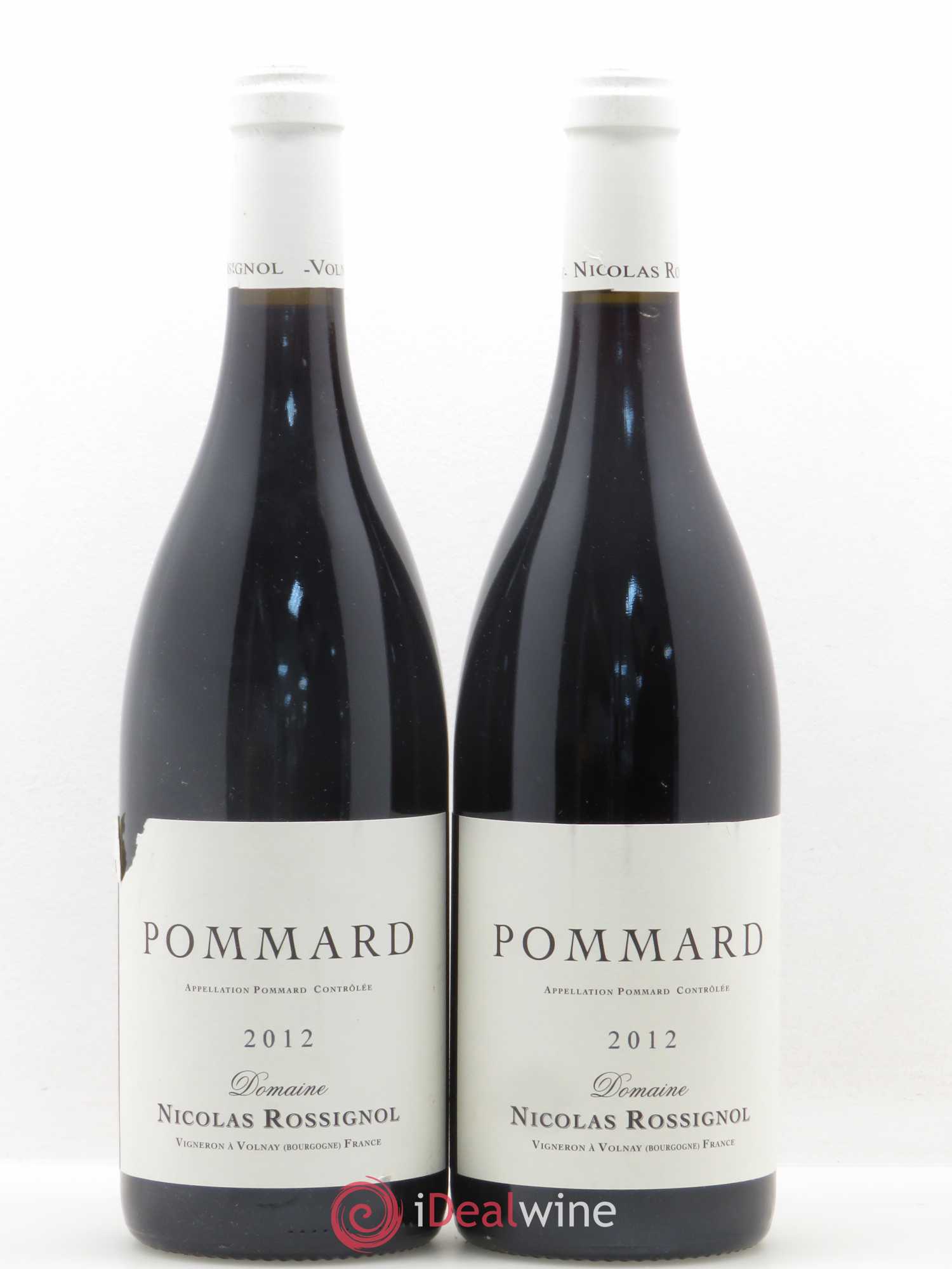 Pommard Nicolas Rossignol 2012 - Lot de 2 bouteilles - 0