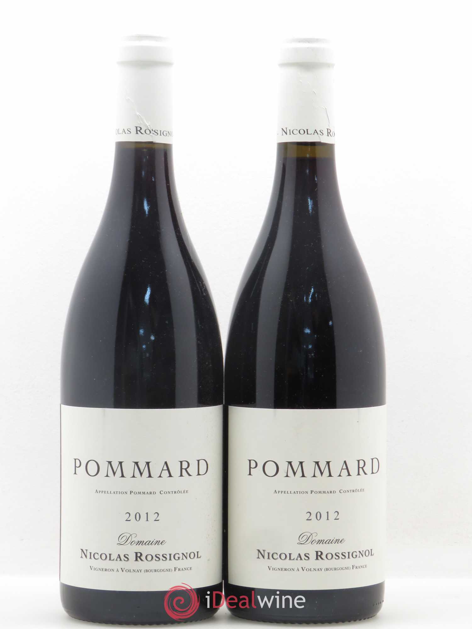 Pommard Nicolas Rossignol 2012 - Lot de 2 bouteilles - 0