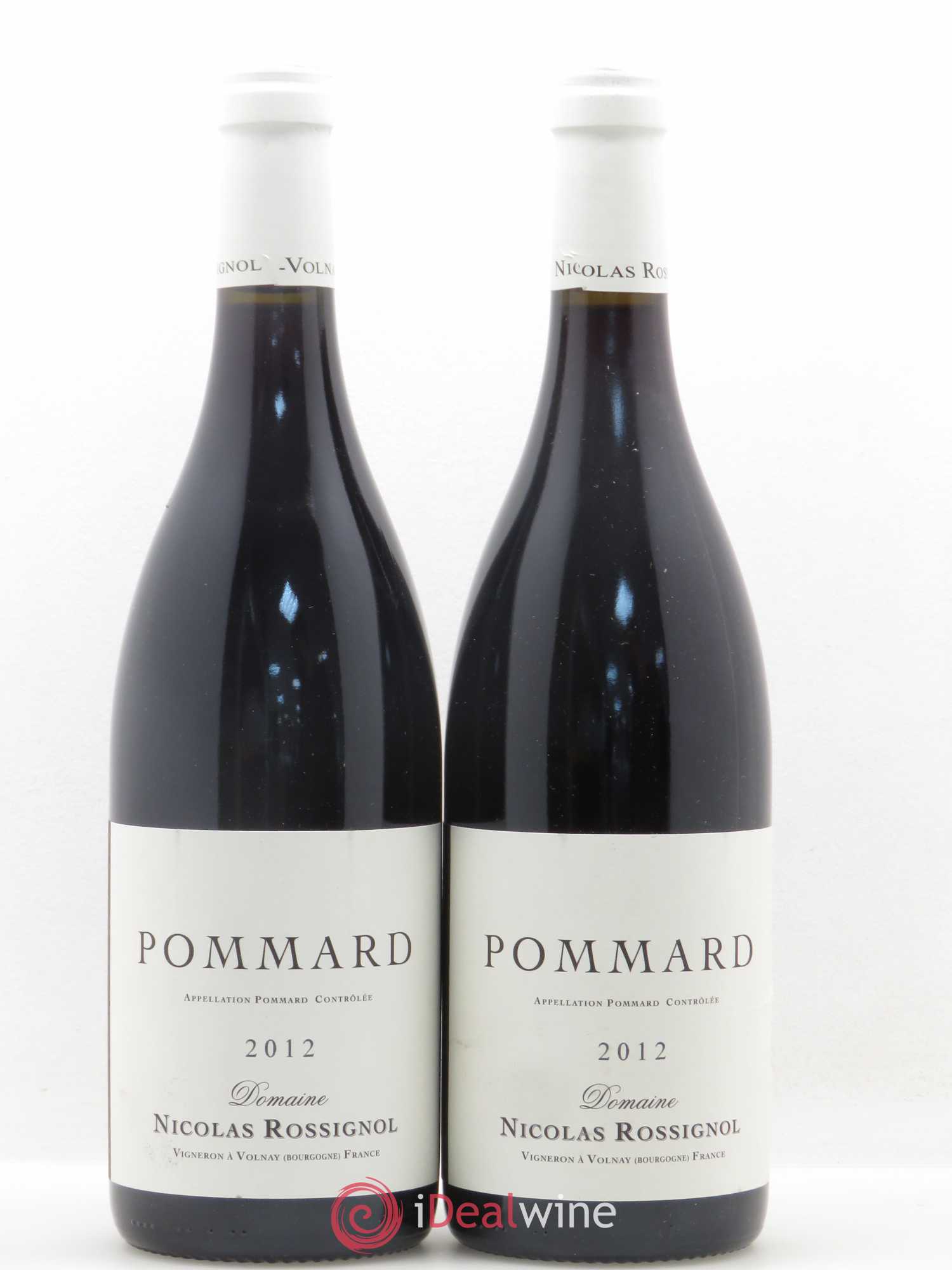 Pommard Nicolas Rossignol 2012 - Lot de 2 bouteilles - 0