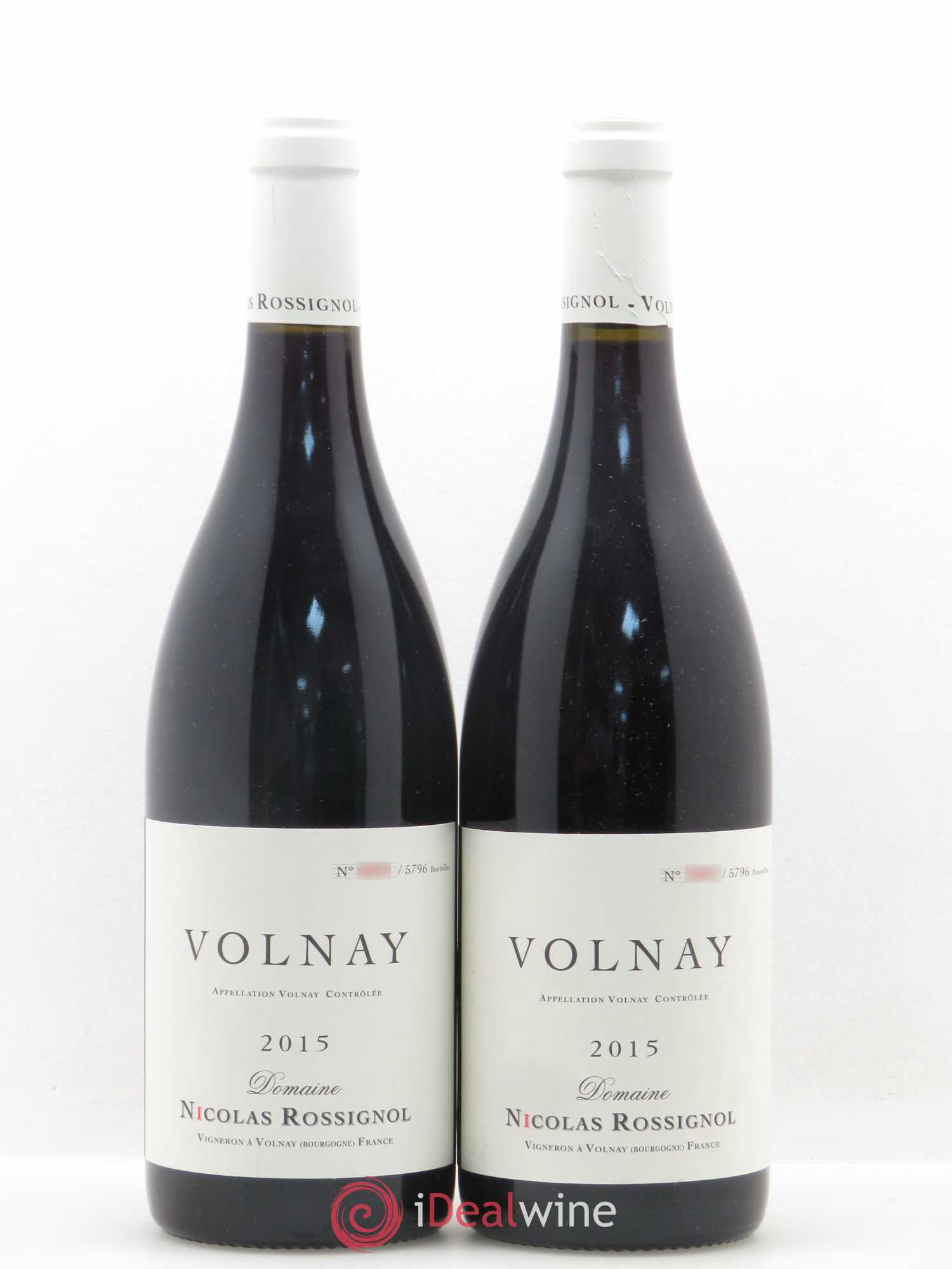 Volnay Nicolas Rossignol 2015 - Lot de 2 bouteilles - 0