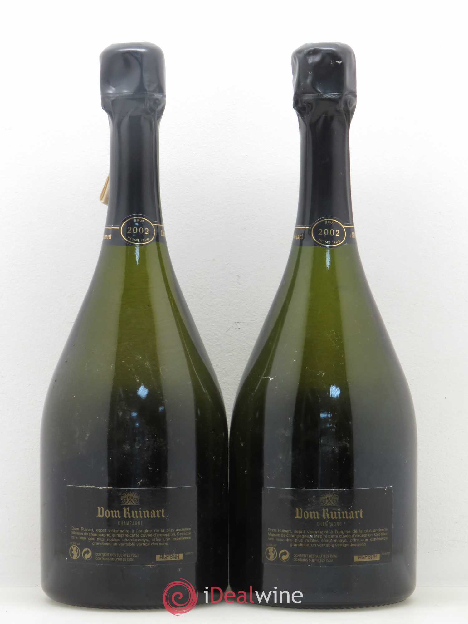 Dom Ruinart Brut Ruinart 2002 - Lot of 2 bottles - 1