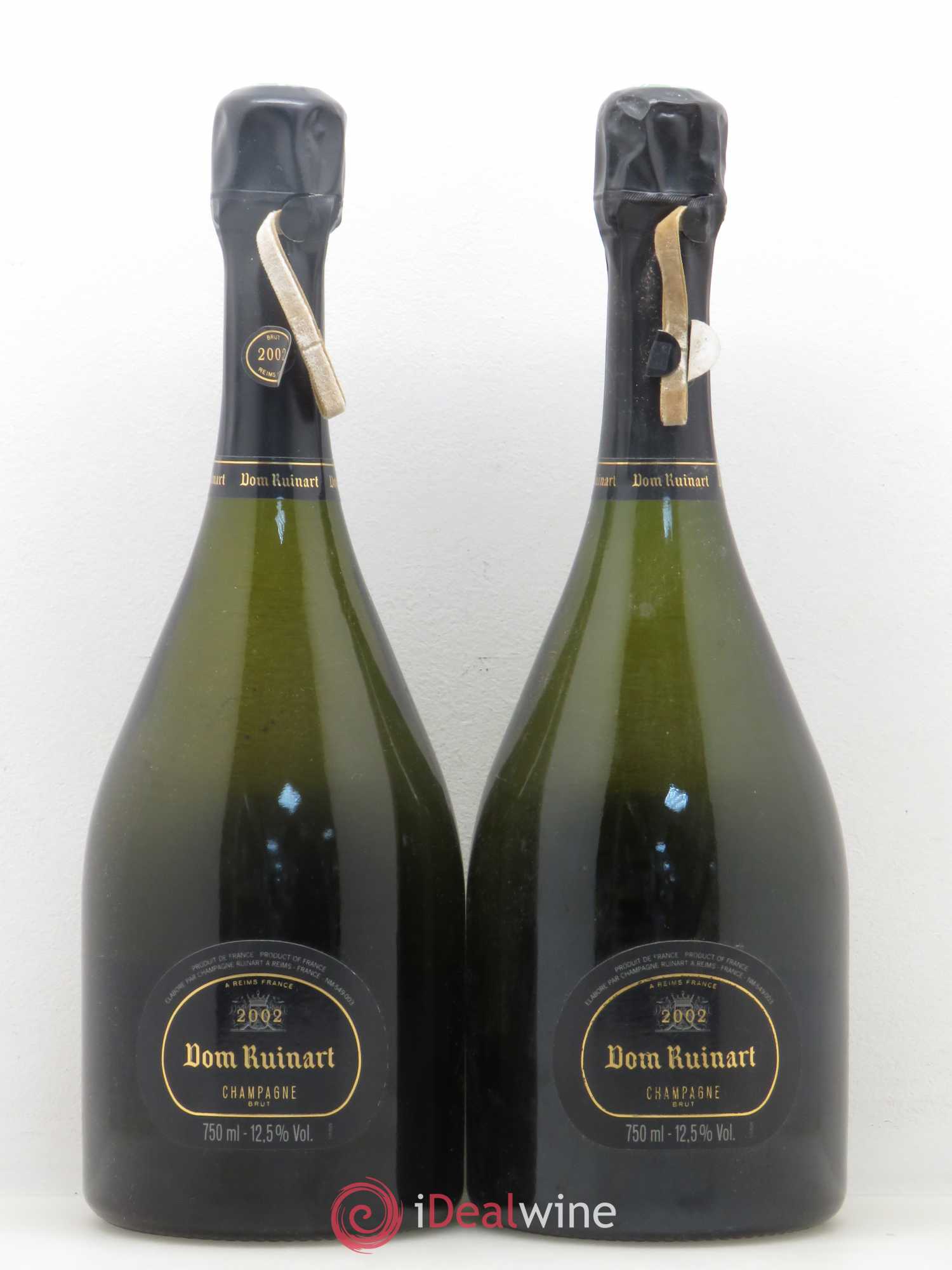 Dom Ruinart Brut Ruinart 2002 - Lot of 2 bottles - 0