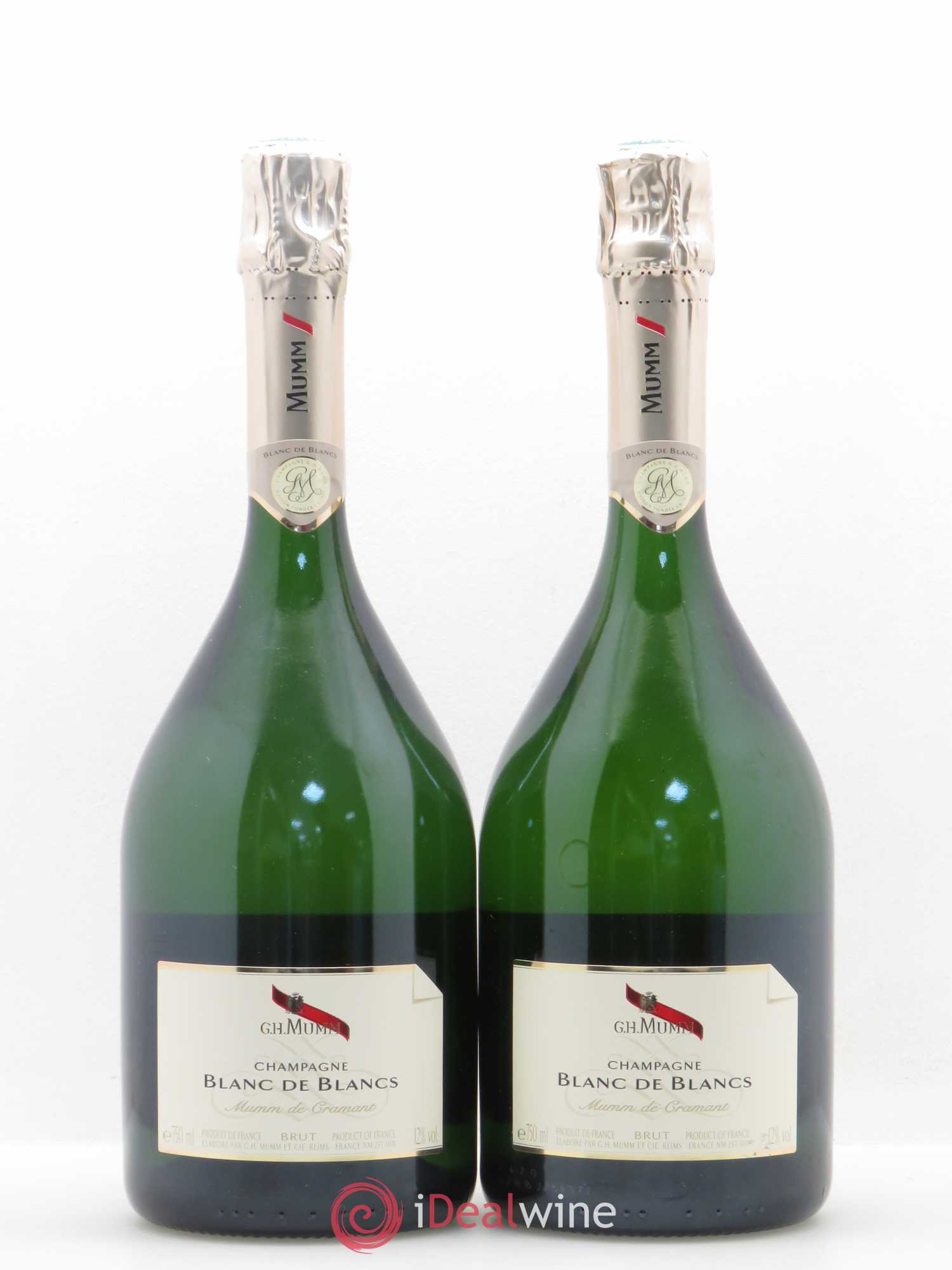 Champagne Mumm Blanc de Blancs - Posten von 2 Flaschen - 0