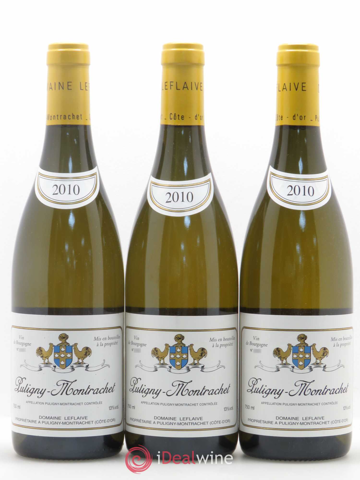 Puligny-Montrachet Leflaive (Domaine) 2010 - Lot de 3 bouteilles - 0