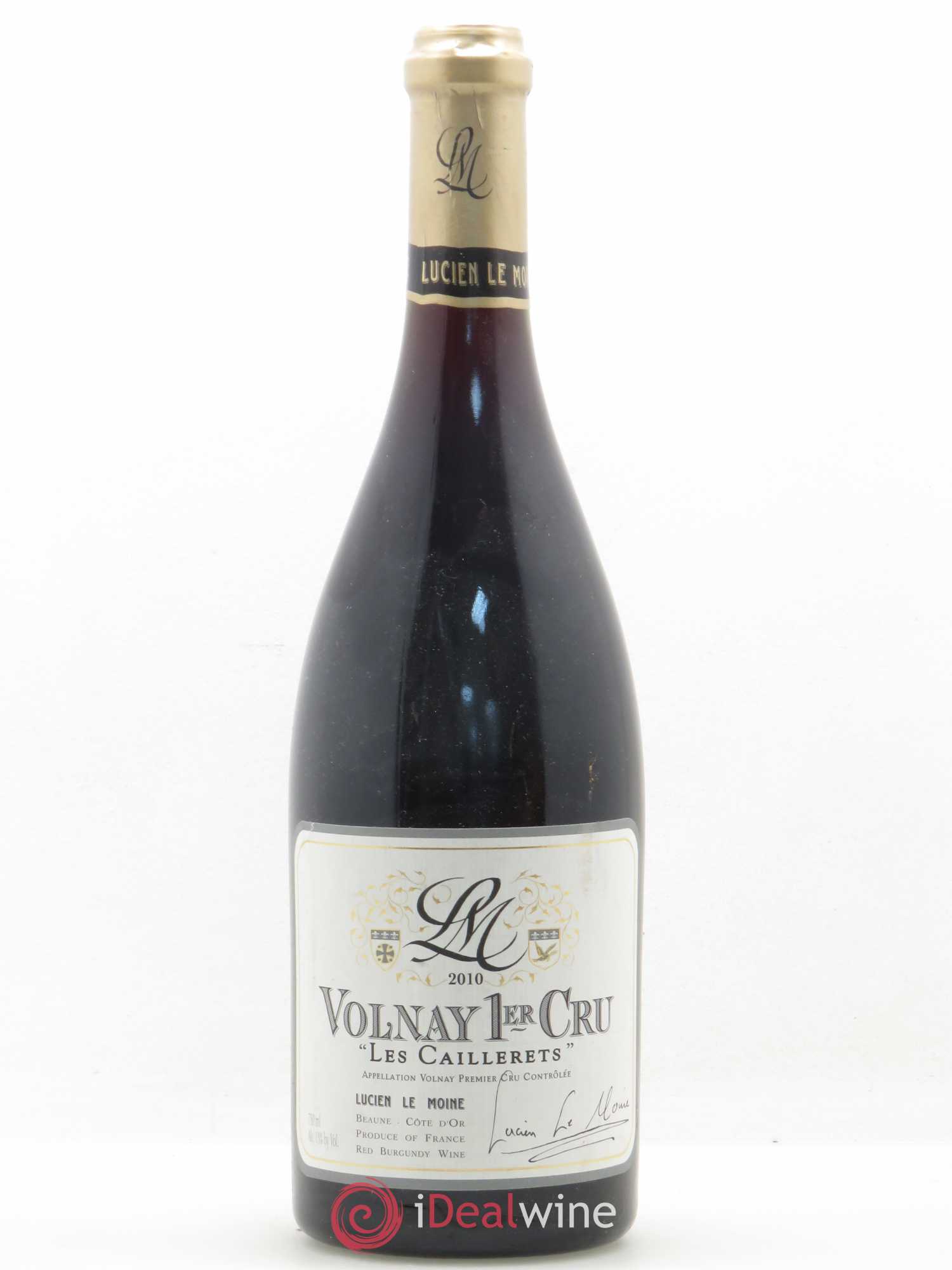Volnay 1er Cru Les Caillerets Lucien Le Moine 2010 - Lot de 1 bouteille - 0