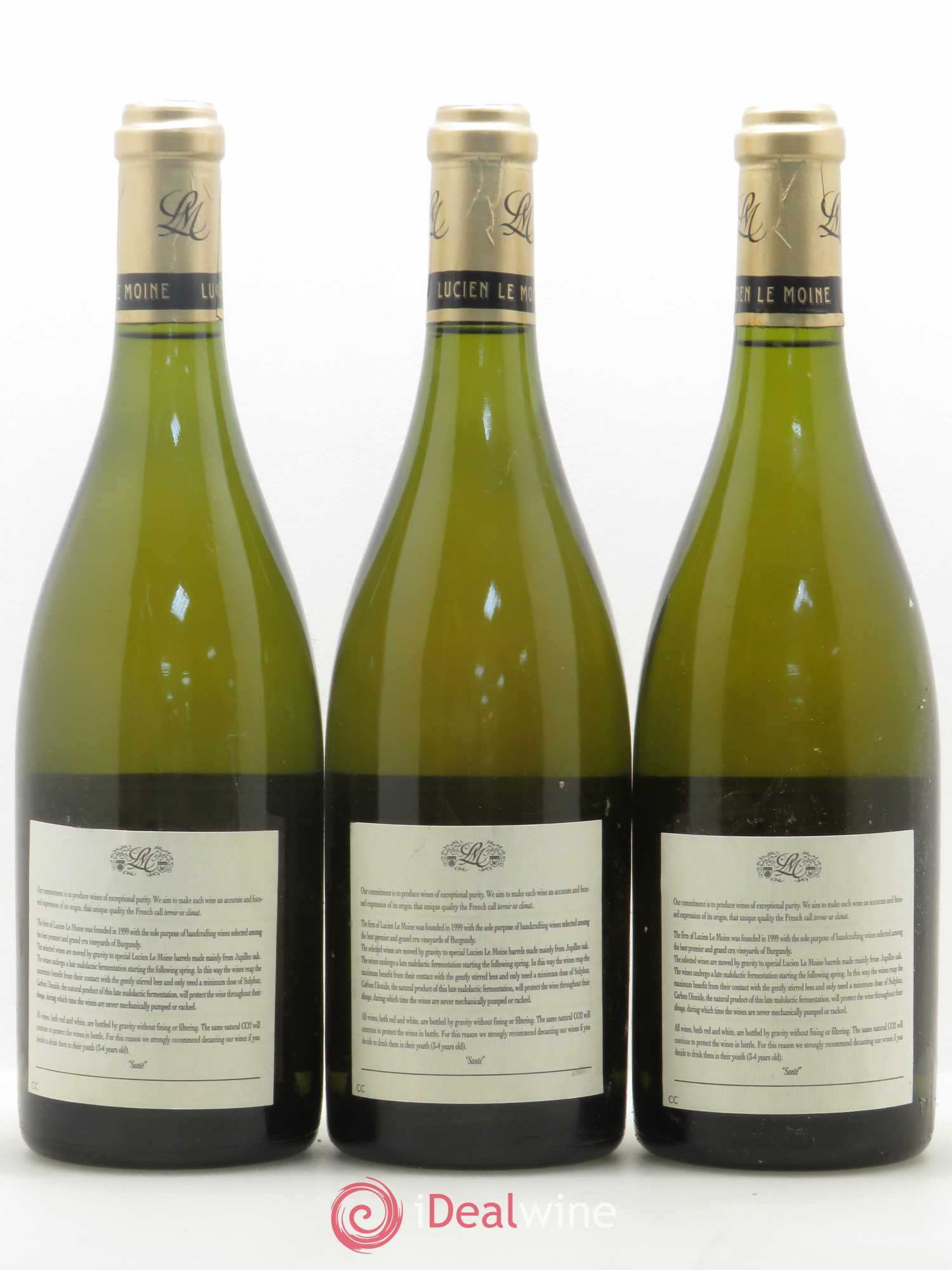 Corton Grand Cru Lucien Le Moine 2006 - Lot de 3 bouteilles - 1