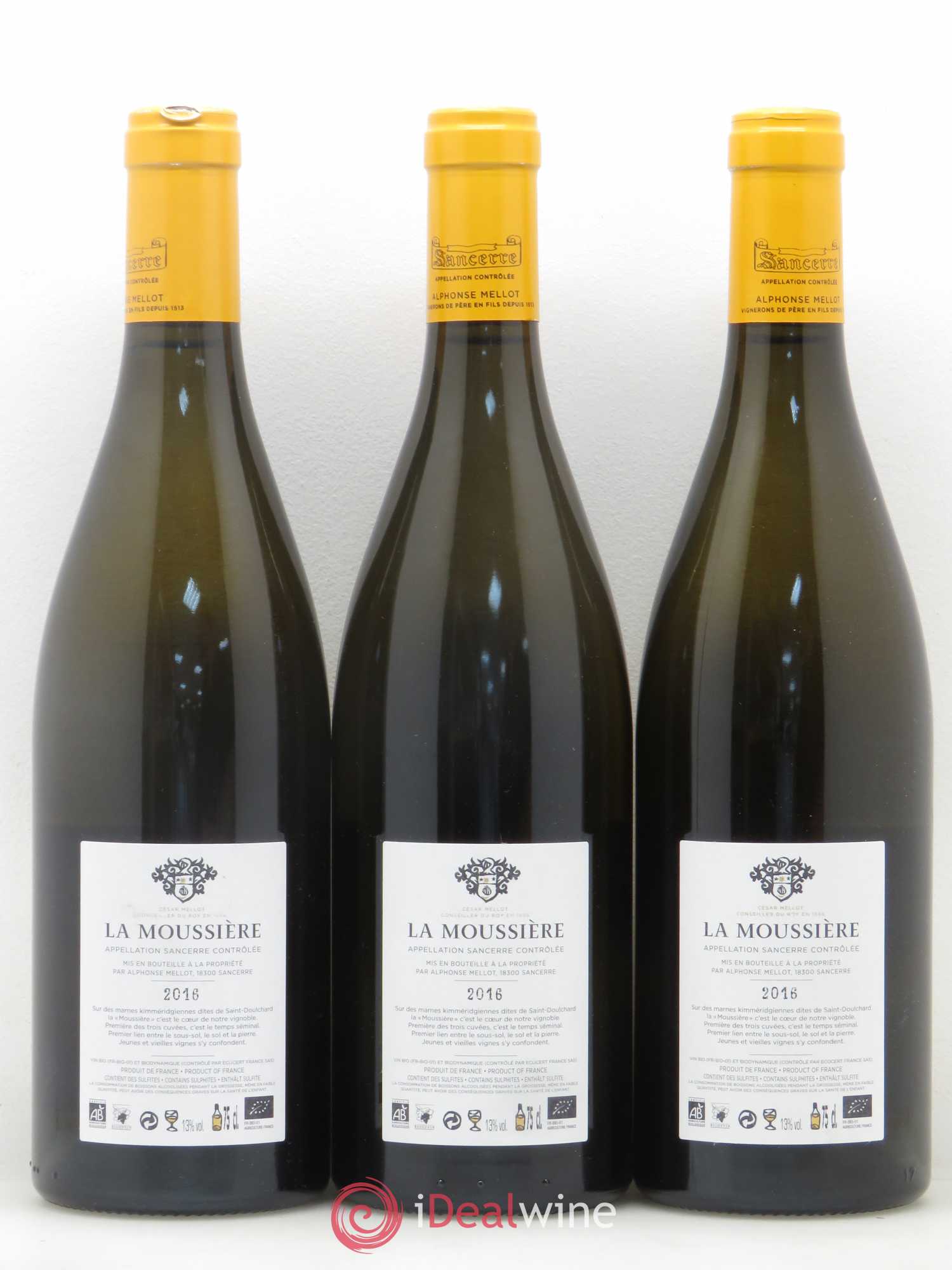 Sancerre La Moussière Alphonse Mellot 2016 - Lot de 6 bouteilles - 4