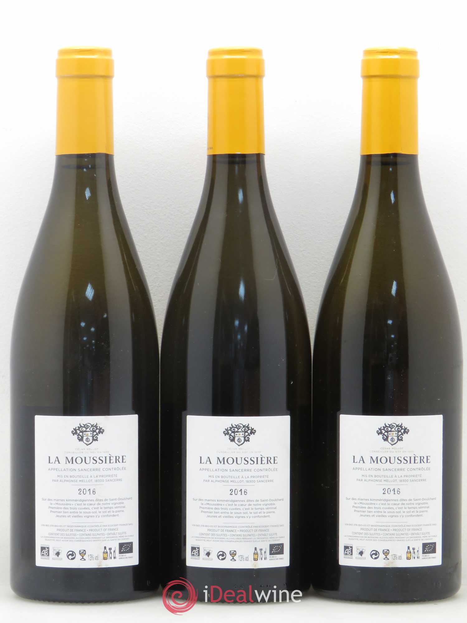 Sancerre La Moussière Alphonse Mellot 2016 - Lot de 6 bouteilles - 4