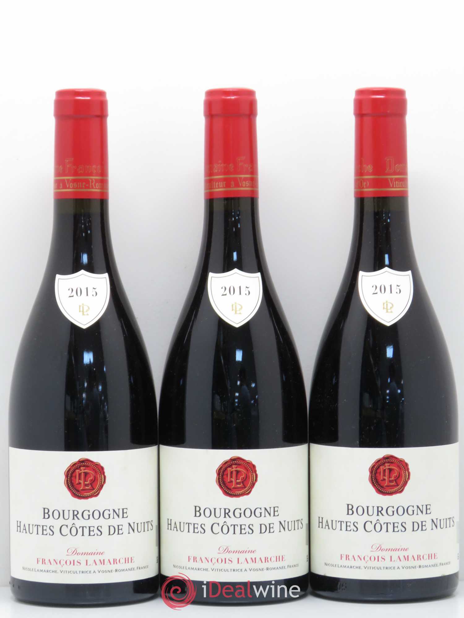 Hautes-Côtes de Nuits Lamarche (Domaine) 2015 - Lot de 3 bouteilles - 0
