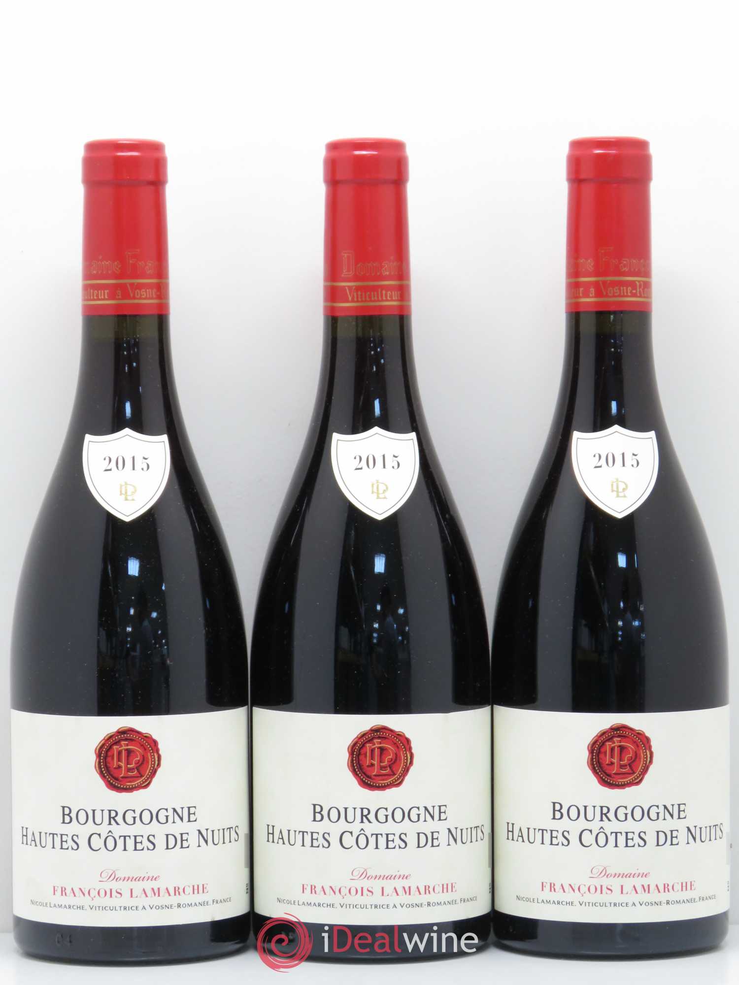 Hautes-Côtes de Nuits Lamarche (Domaine) 2015 - Lot de 3 bouteilles - 0