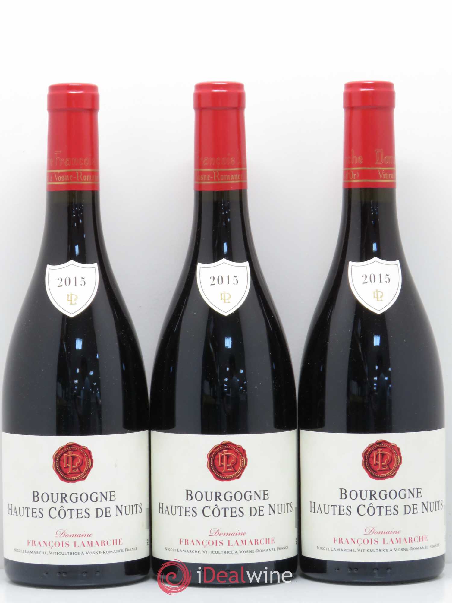 Hautes-Côtes de Nuits Lamarche (Domaine) 2015 - Lot de 3 bouteilles - 0