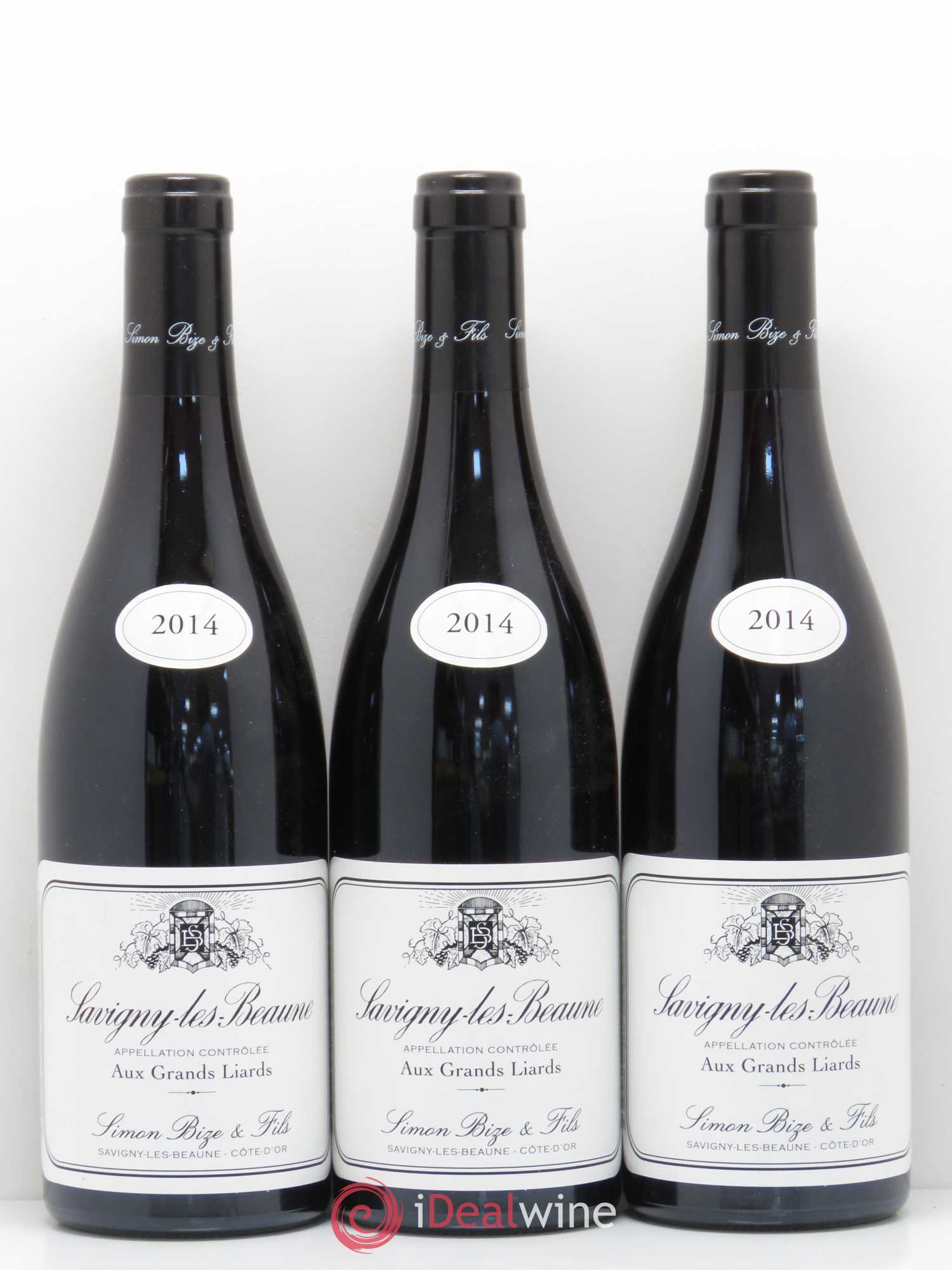 Savigny-lès-Beaune Aux Grands Liards Simon Bize & Fils 2014 - Lot de 3 bouteilles - 0