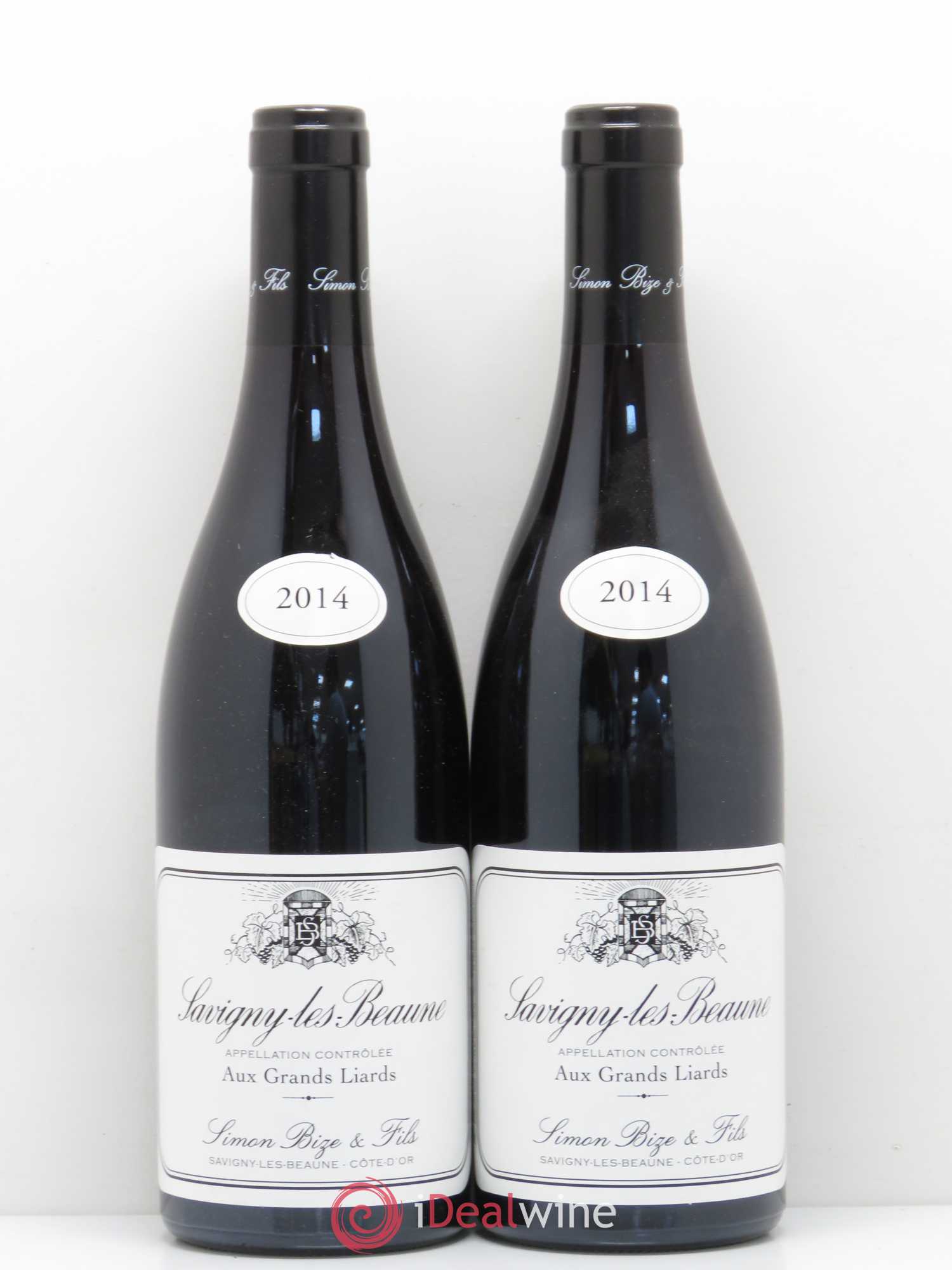 Savigny-lès-Beaune Aux Grands Liards Simon Bize & Fils 2014 - Lot de 2 bouteilles - 0
