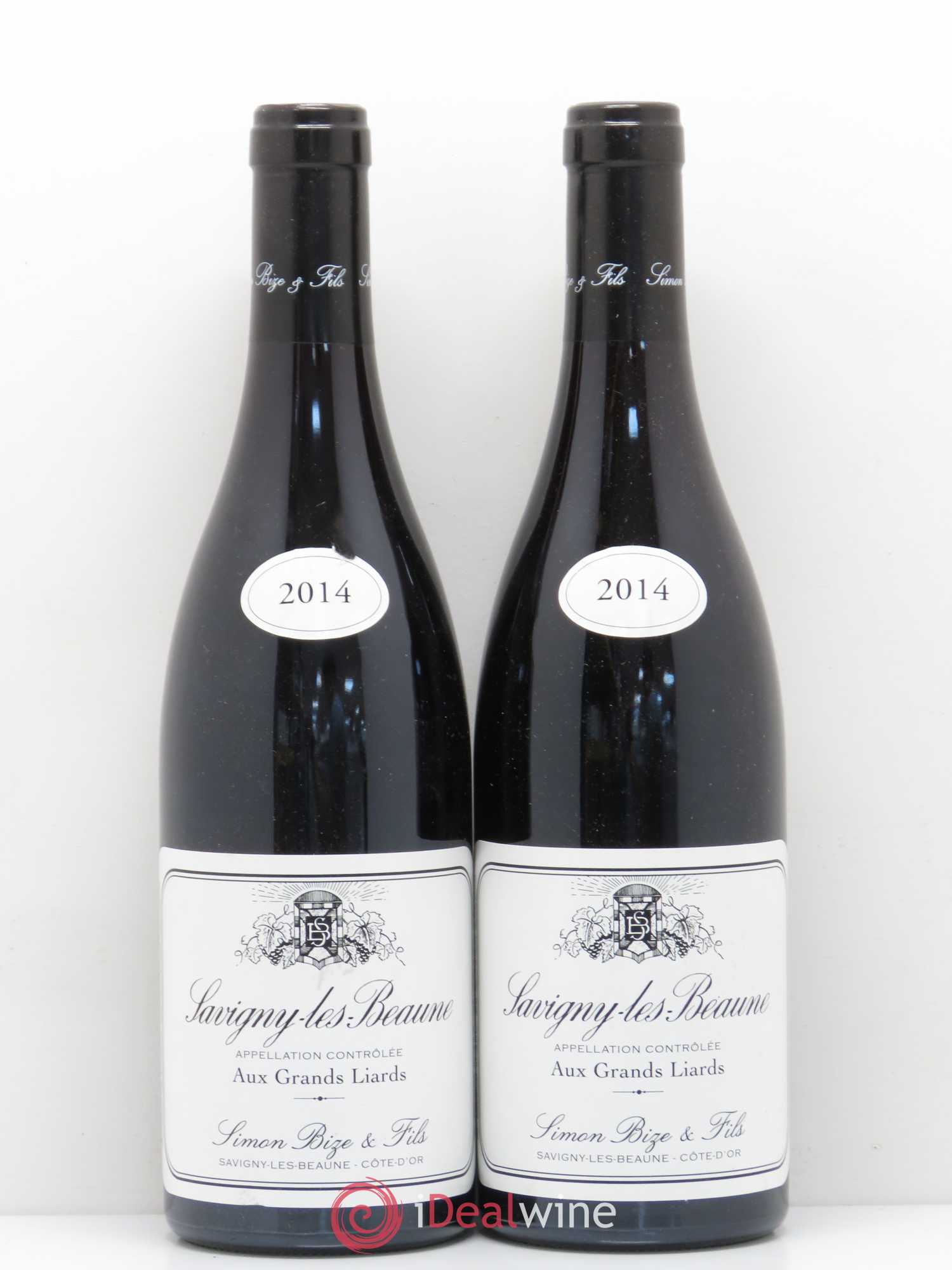 Savigny-lès-Beaune Aux Grands Liards Simon Bize & Fils 2014 - Lot de 2 bouteilles - 0