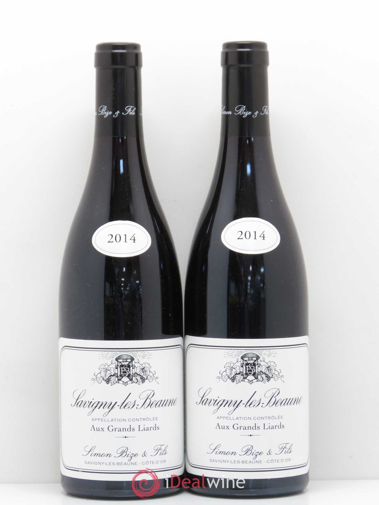 Savigny-lès-Beaune Aux Grands Liards Simon Bize & Fils 2014 - Lot de 2 bouteilles - 0