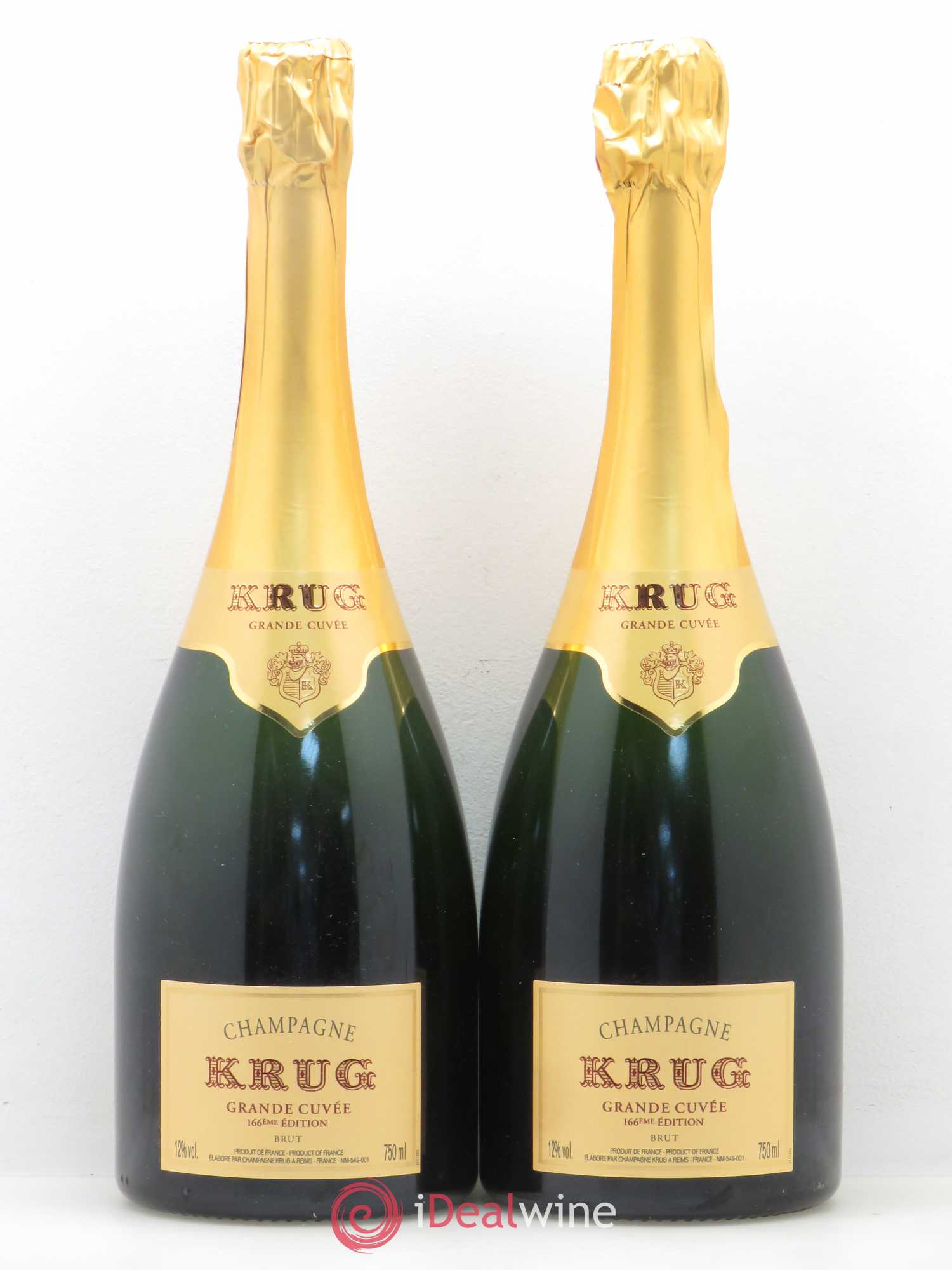 Grande Cuvée Brut Krug - Lot de 2 bouteilles - 0