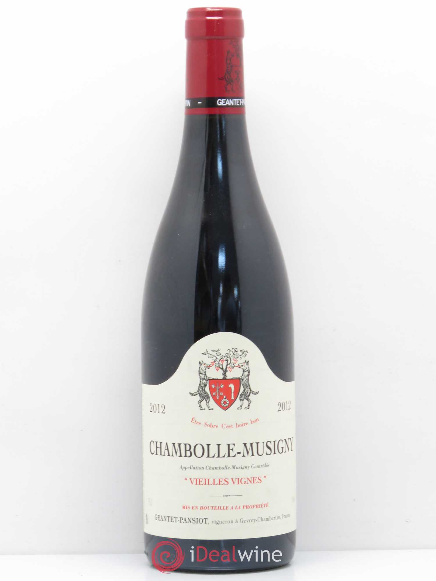 Chambolle-Musigny Vieilles vignes Geantet-Pansiot 2012 - Lot de 1 bouteille - 0