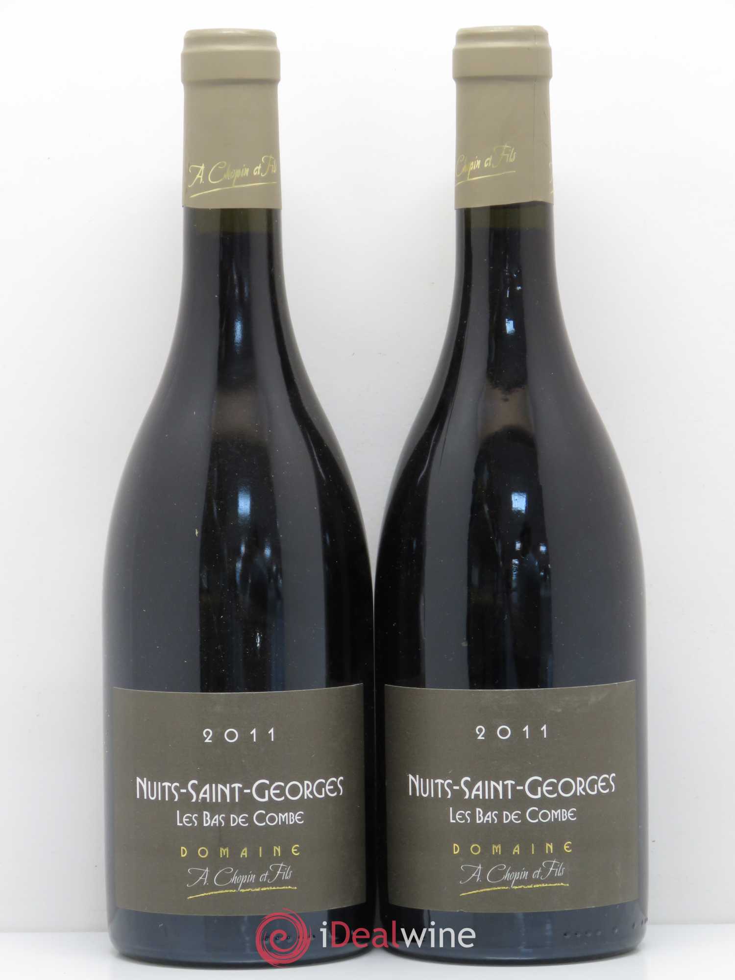 Nuits-Saint-Georges Les Bas de Combe Chopin 2011 - Posten von 2 Flaschen - 0