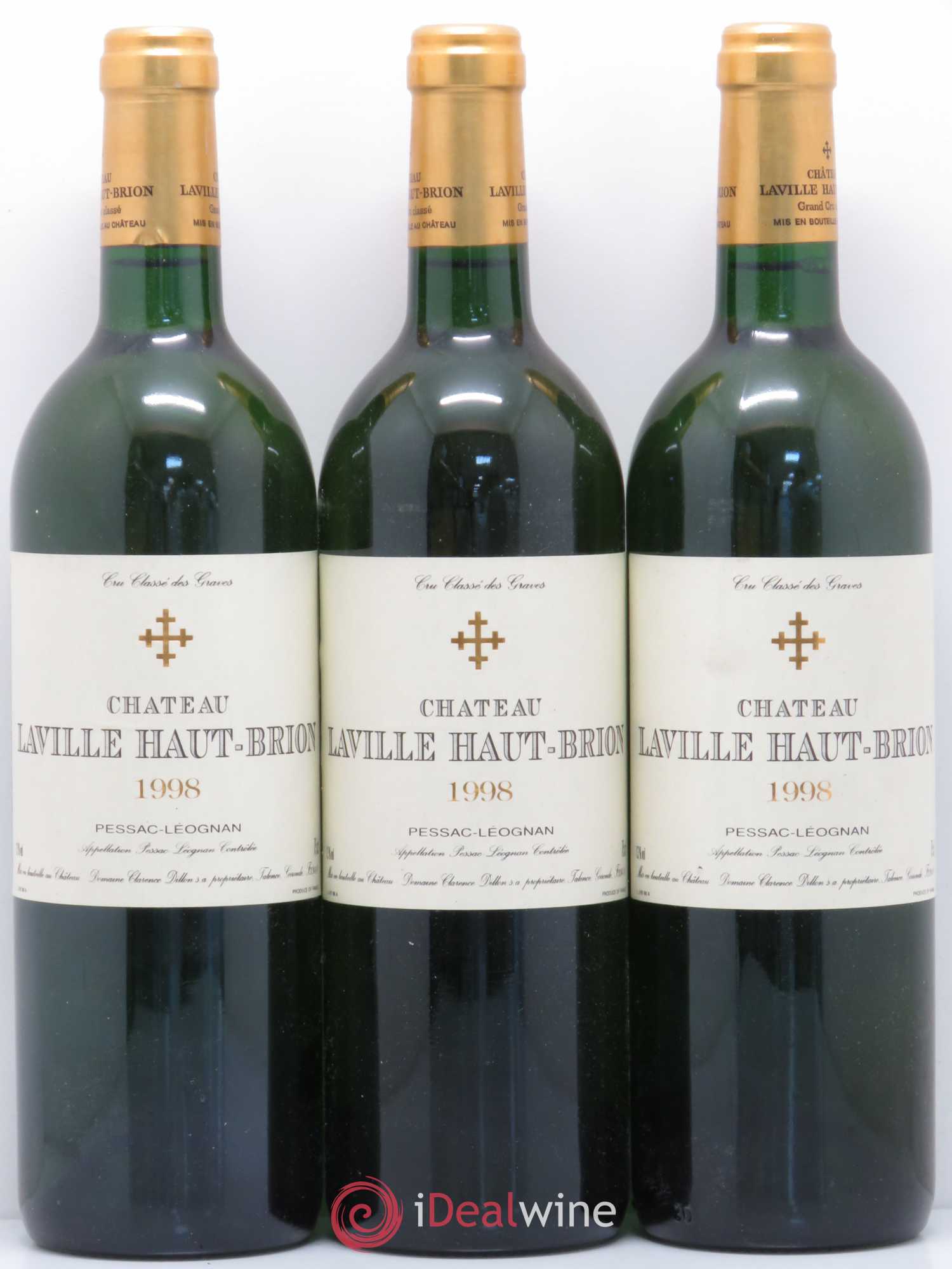 Château Laville Haut-Brion Cru Classé de Graves 1998 - Lot de 6 bouteilles - 2