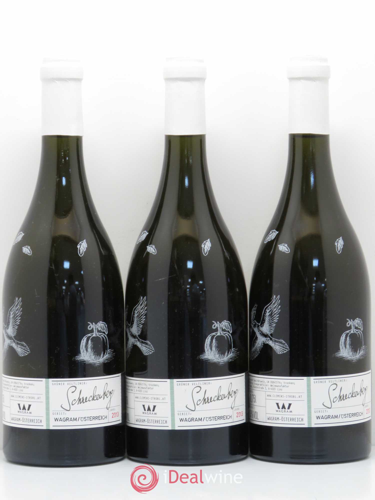 Autriche Gruner Veltliner Schreckenberg Clement Strobl 2013 - Posten von 3 Flaschen - 0