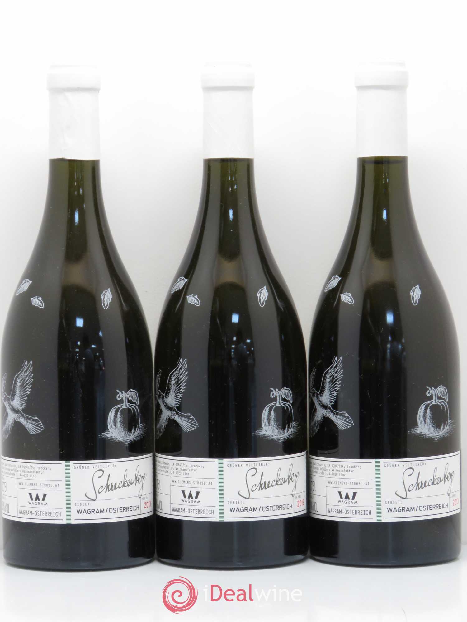 Autriche Gruner Veltliner Schreckenberg Clement Strobl 2013 - Posten von 3 Flaschen - 0