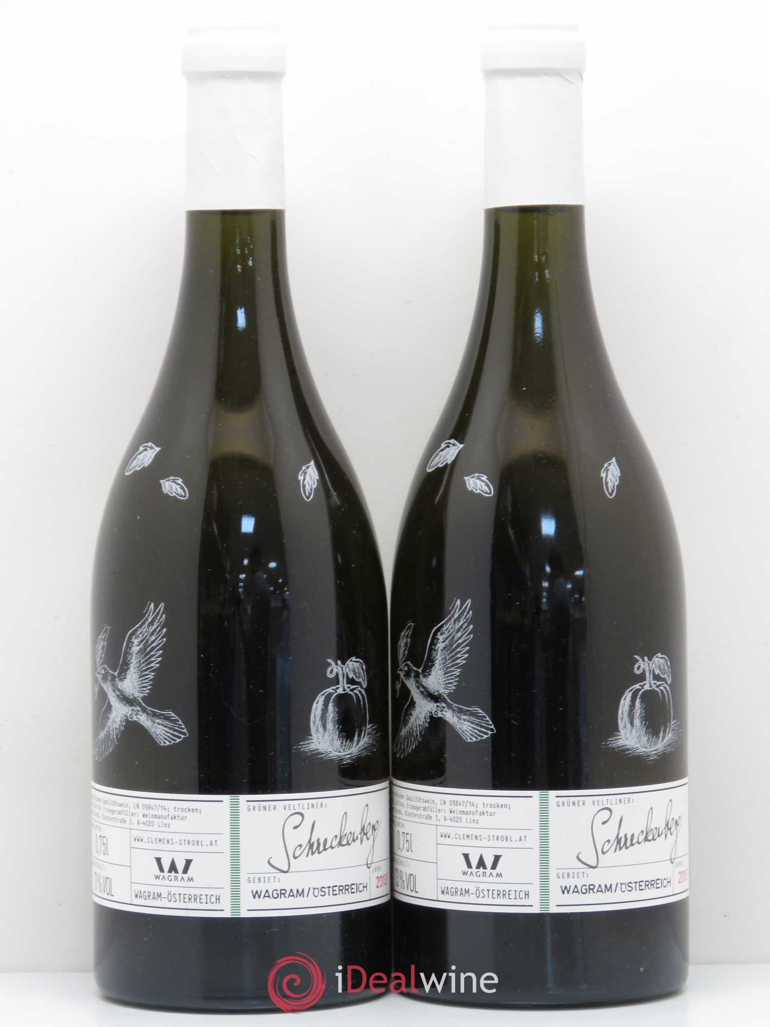 Autriche Gruner Veltliner Schreckenberg Clement Strobl 2013 - Posten von 2 Flaschen - 0