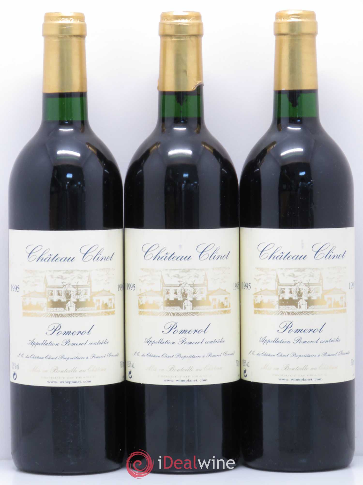 Château Clinet 1995 - Lot de 6 bouteilles - 1