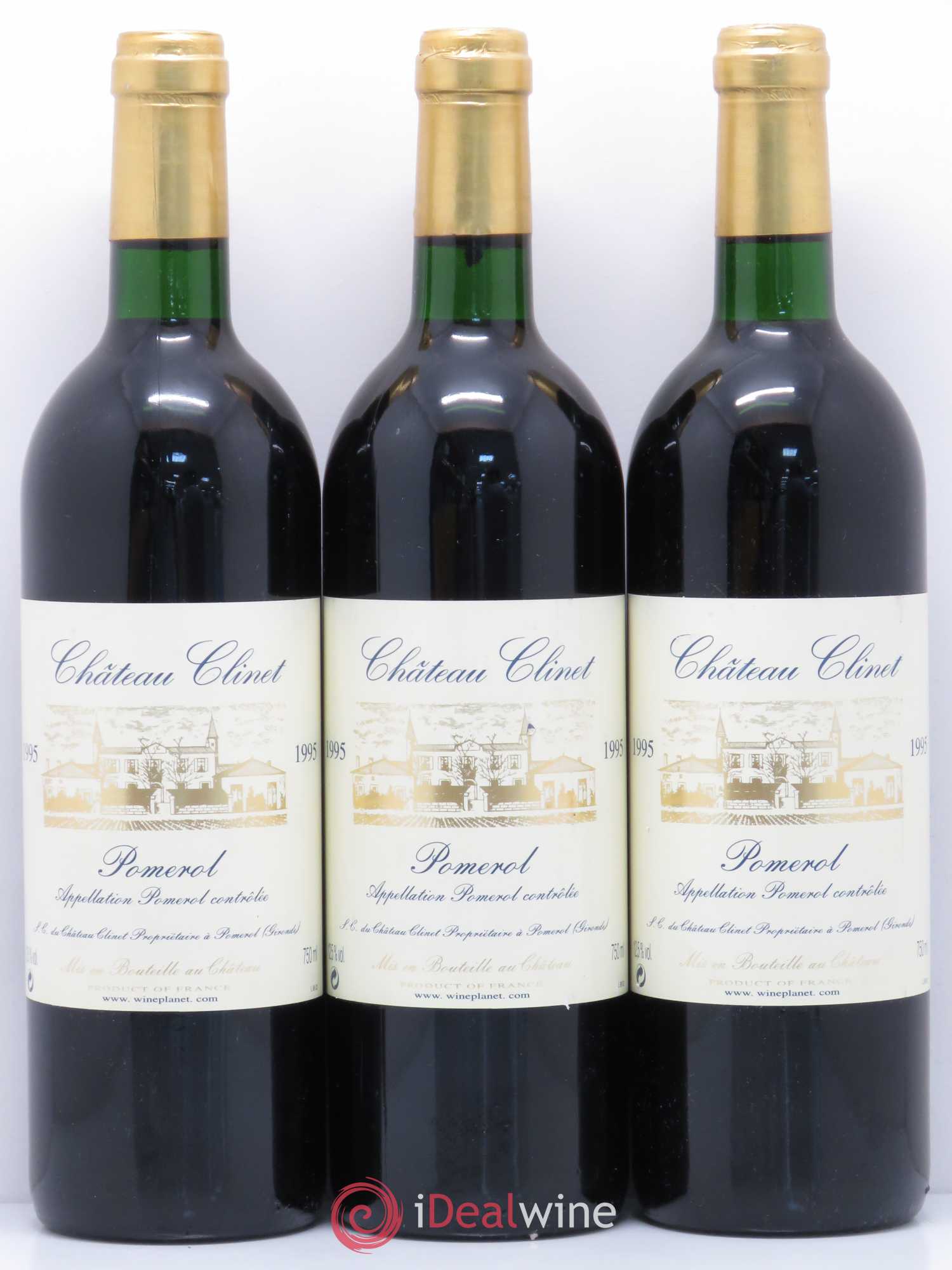 Château Clinet 1995 - Lot de 6 bouteilles - 2