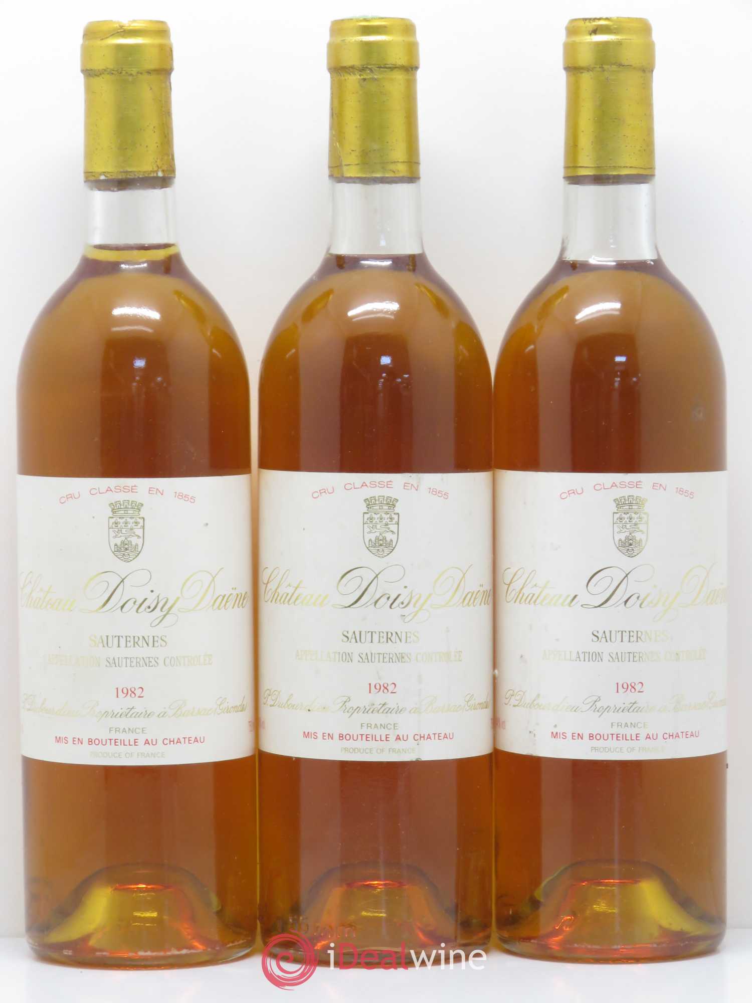 Château Doisy Daëne 2ème Grand Cru Classé 1982 - Lotto di 3 bottiglie - 0