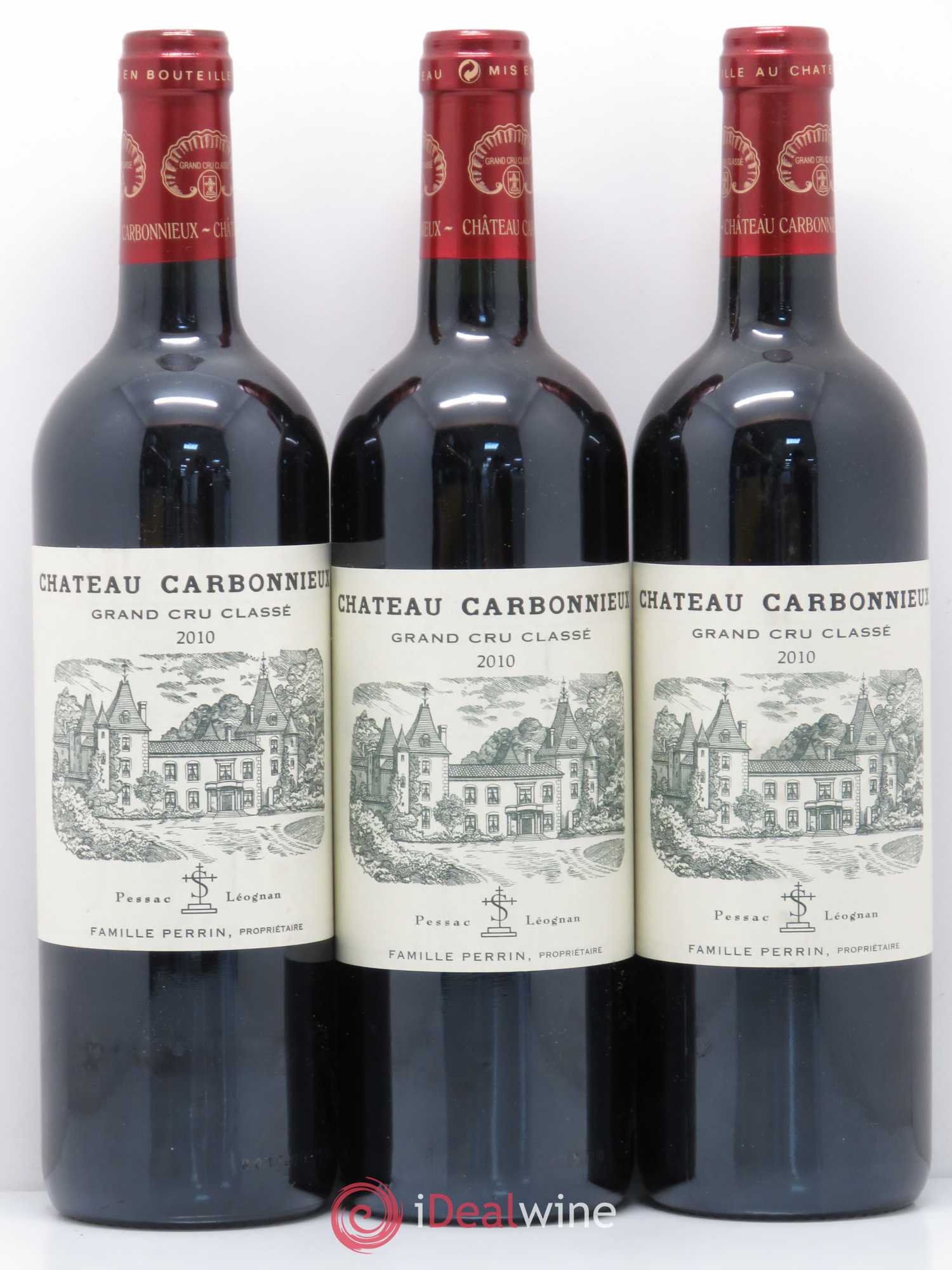 Château Carbonnieux Cru Classé de Graves 2010 - Lot de 6 bouteilles - 1