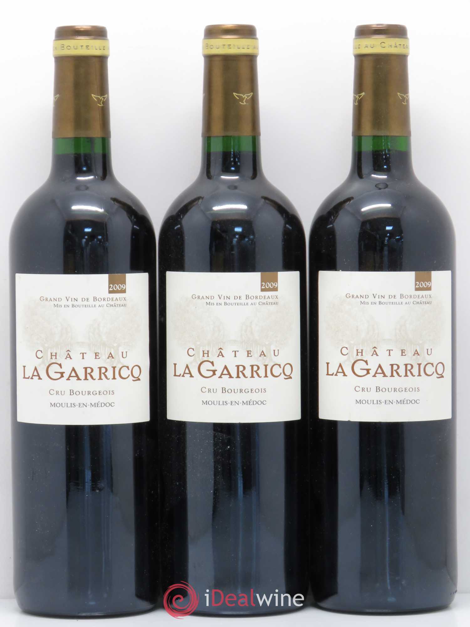Château La Garricq (sans prix de réserve) 2009 - Lot de 3 bouteilles - 0