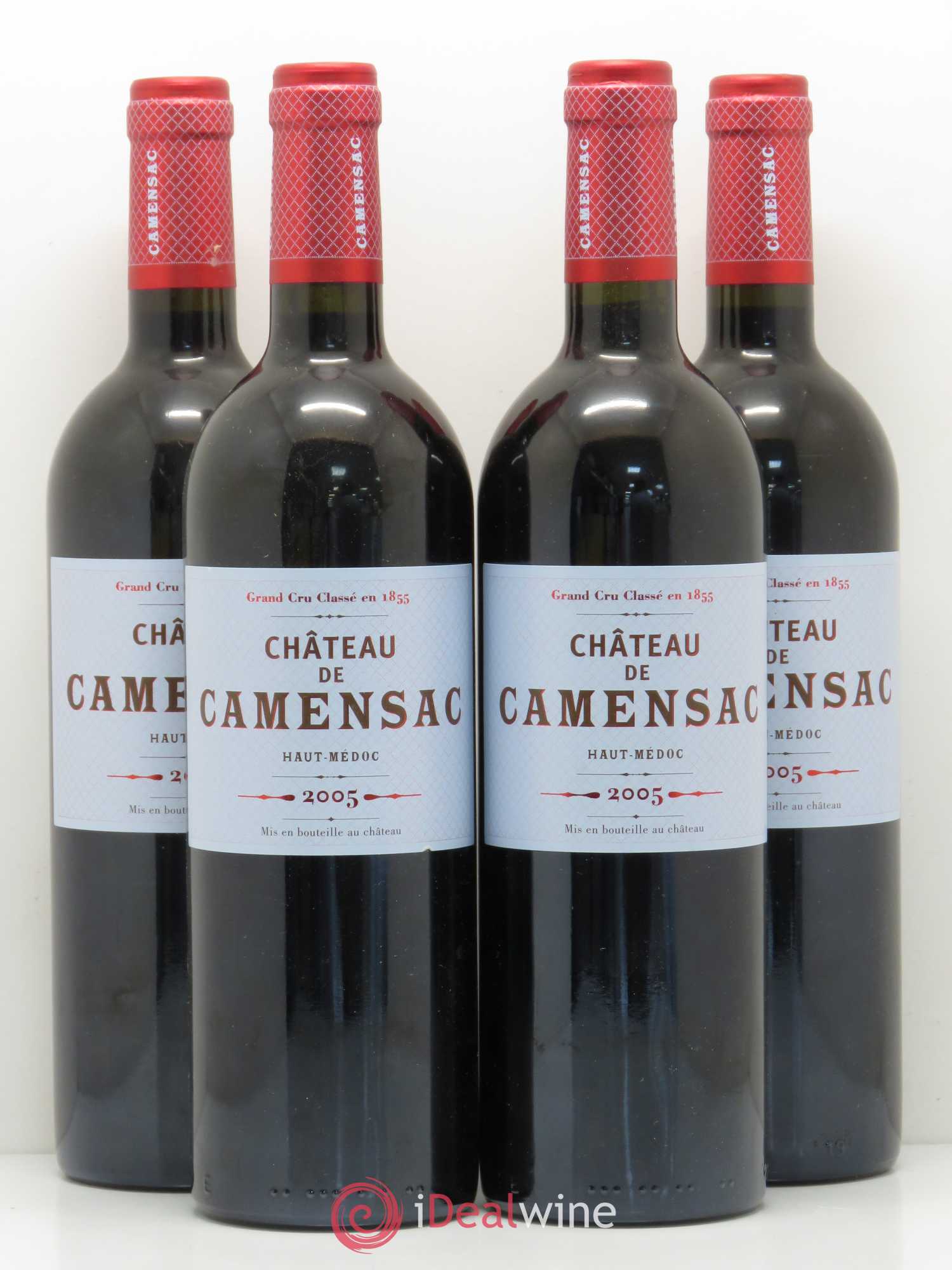 Château Camensac 5ème Grand Cru Classé 2005 - Lot de 4 bouteilles - 0